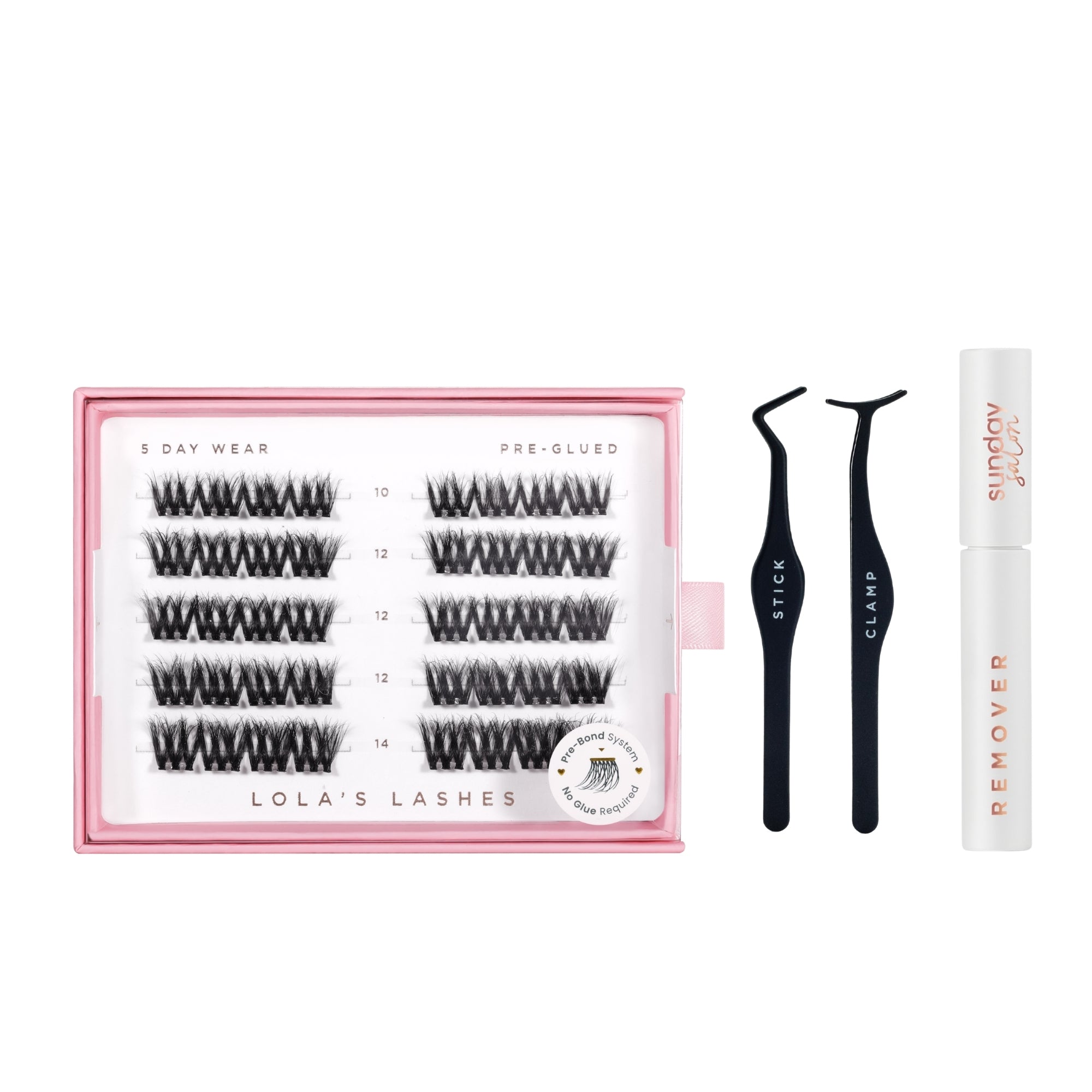 Lola's Lashes Pre-Glued Lash Starter Kit