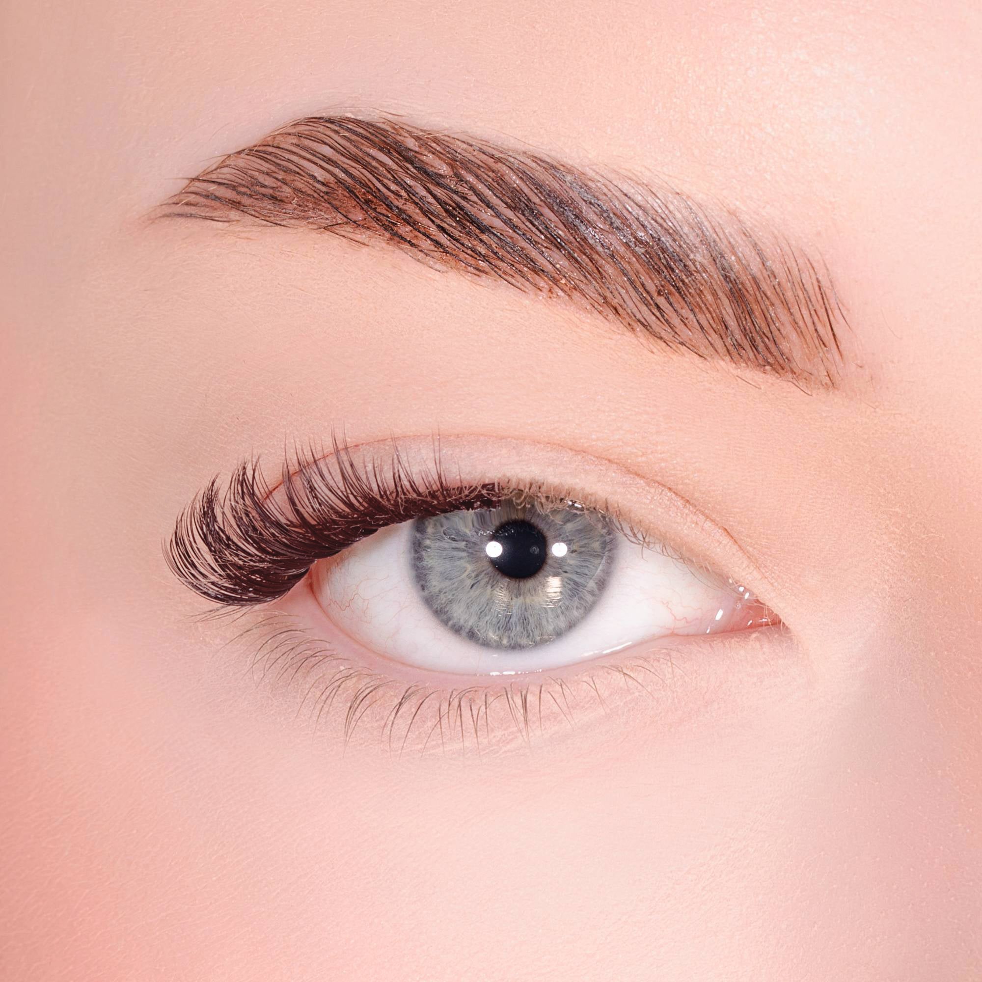 Baby Hybrid Dark Brown Pre-Glued Half Lashes