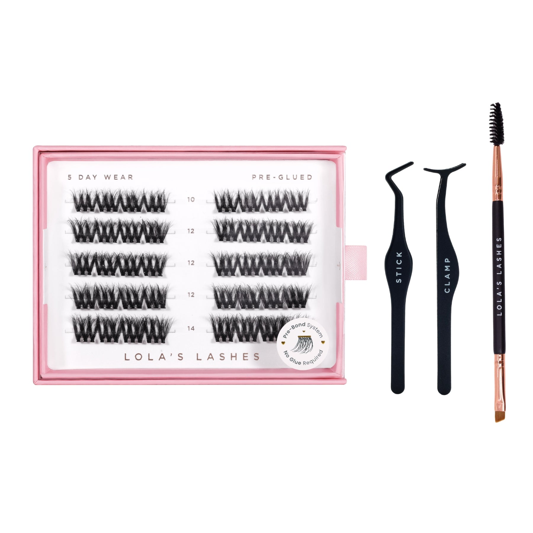 Pre-Glued Lashes Starter Set