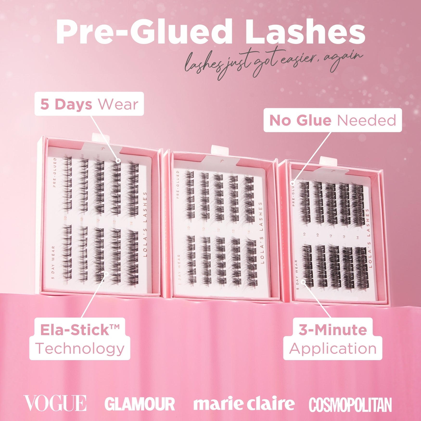 Volume D Pre-mapped Pre-Glued Lashes