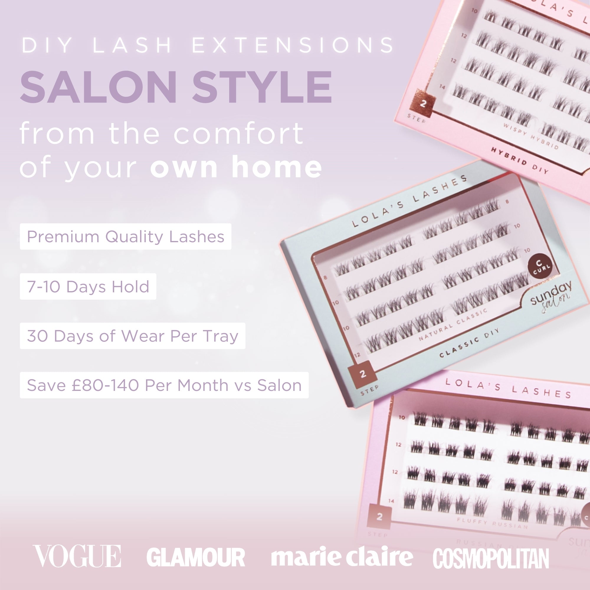 Natural Classic DIY Lash Extensions Starter Set