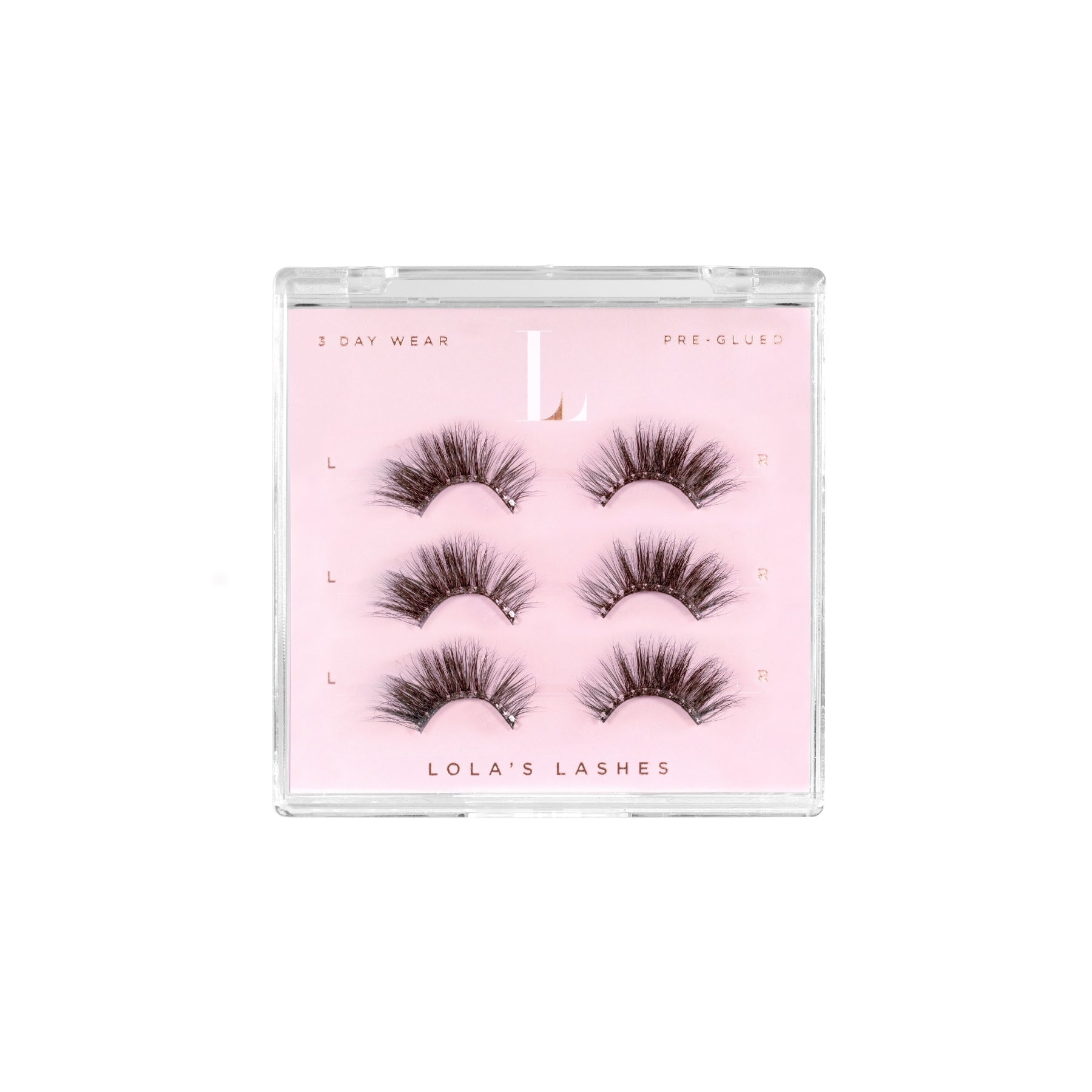 Demi Flare Dark Brown Pre-Glued Half Lashes