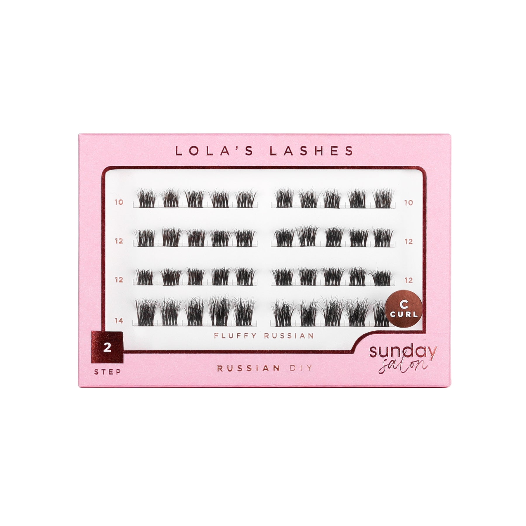Fluffy Russian Mixed Length DIY Cluster Lashes
