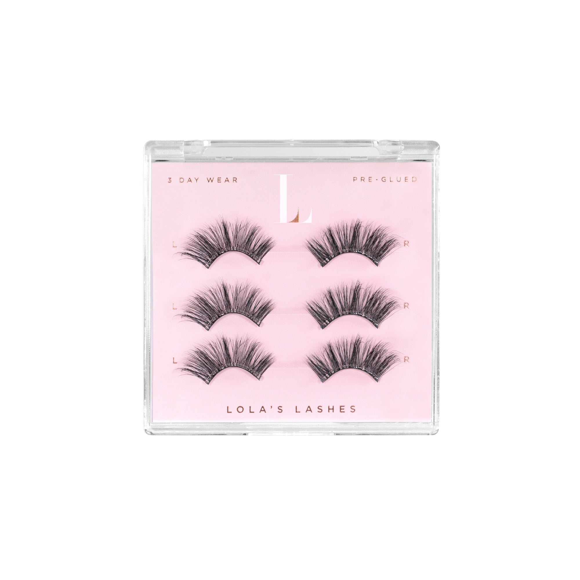 Feathered Flare Pre-Glued Half Lashes