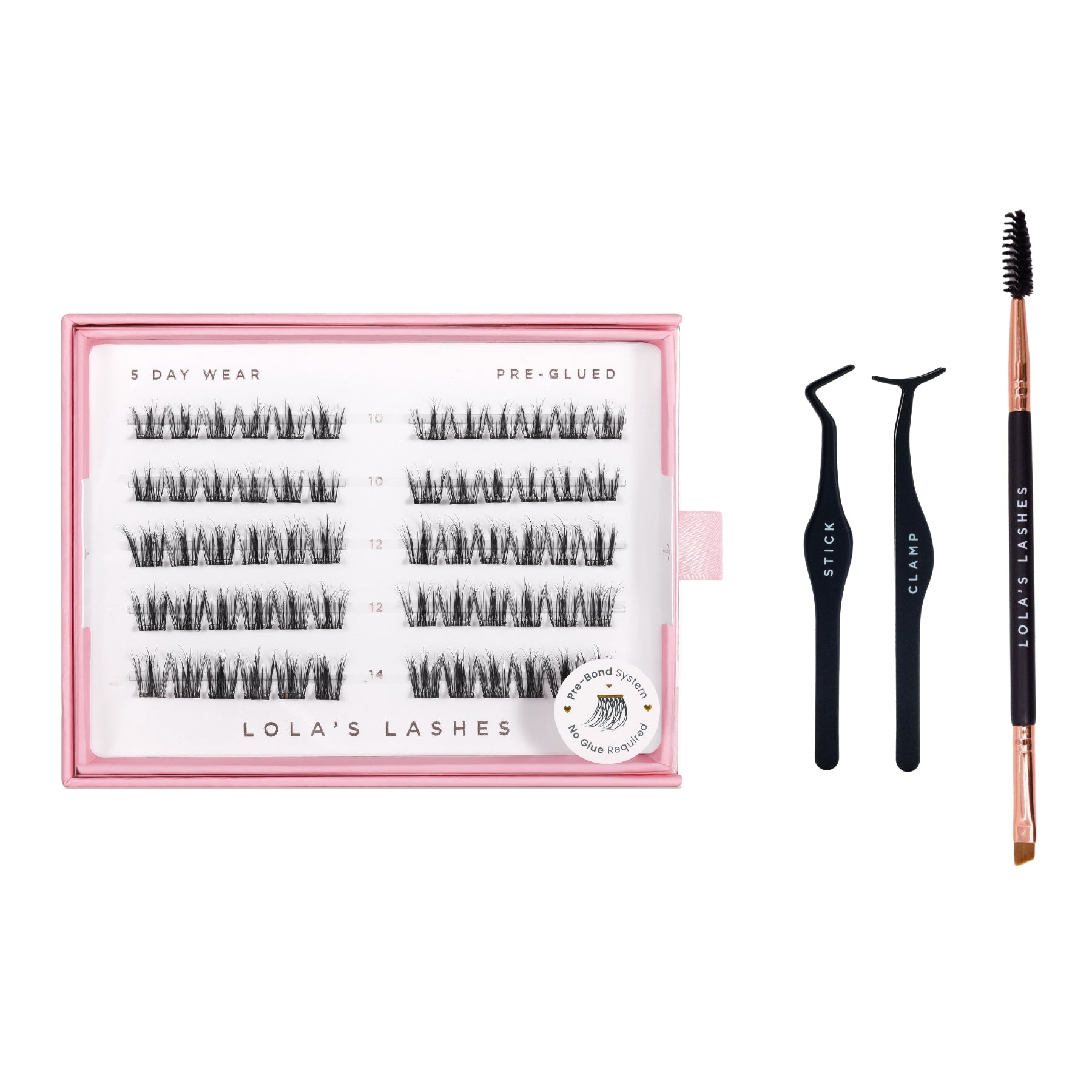 Pre-Glued Lashes Starter Set