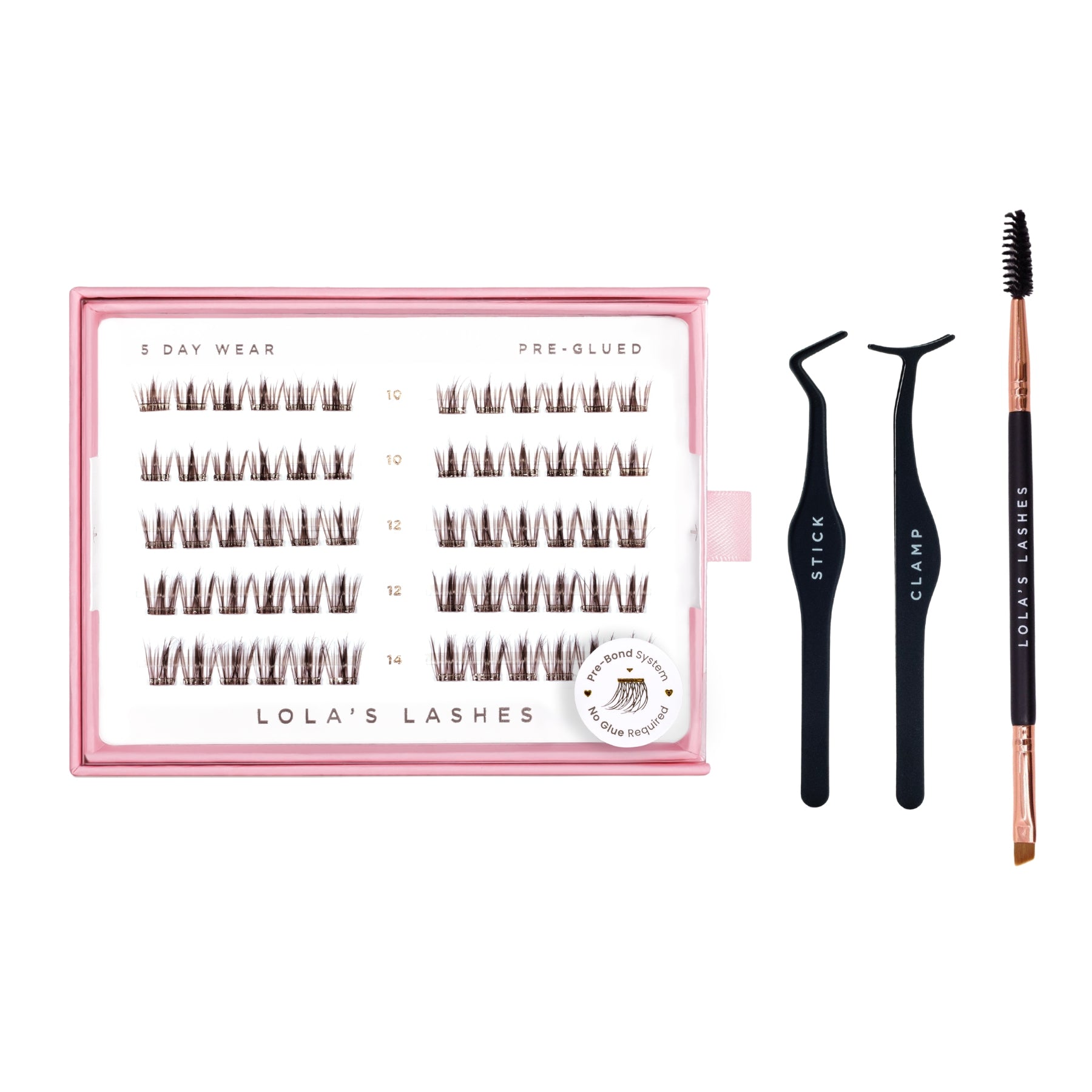 Pre-Glued Lashes Starter Set