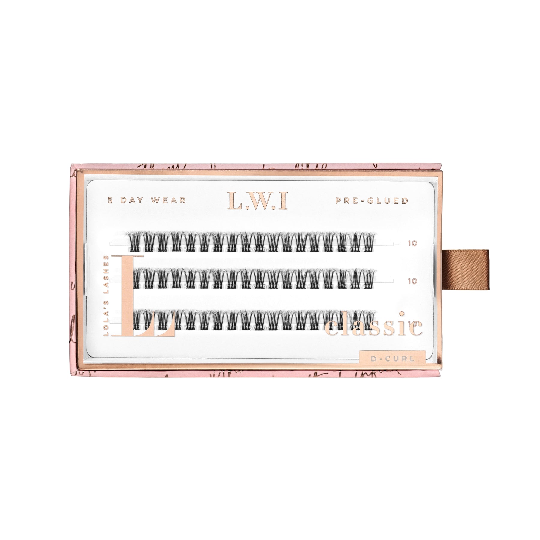 LWI Classic Single Length Pre-Glued Lashes