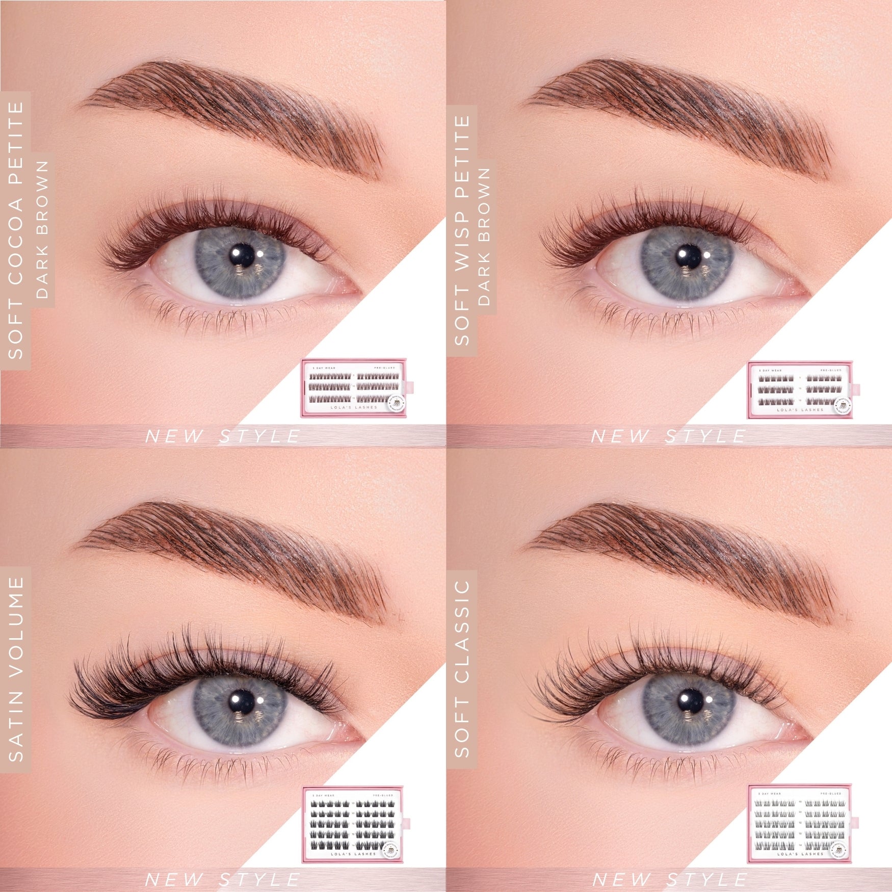 Pre-Glued Lashes Starter Set