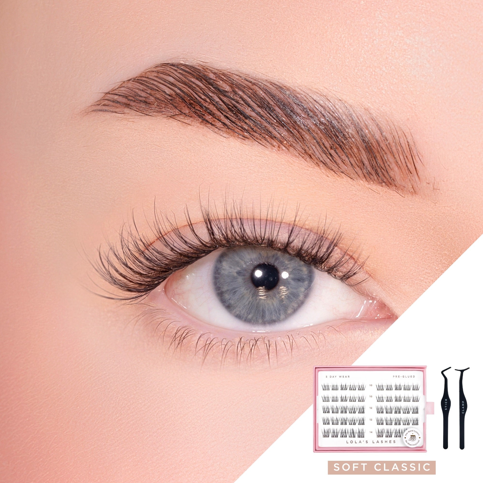 Soft Classic Pre-Glued Lashes Set