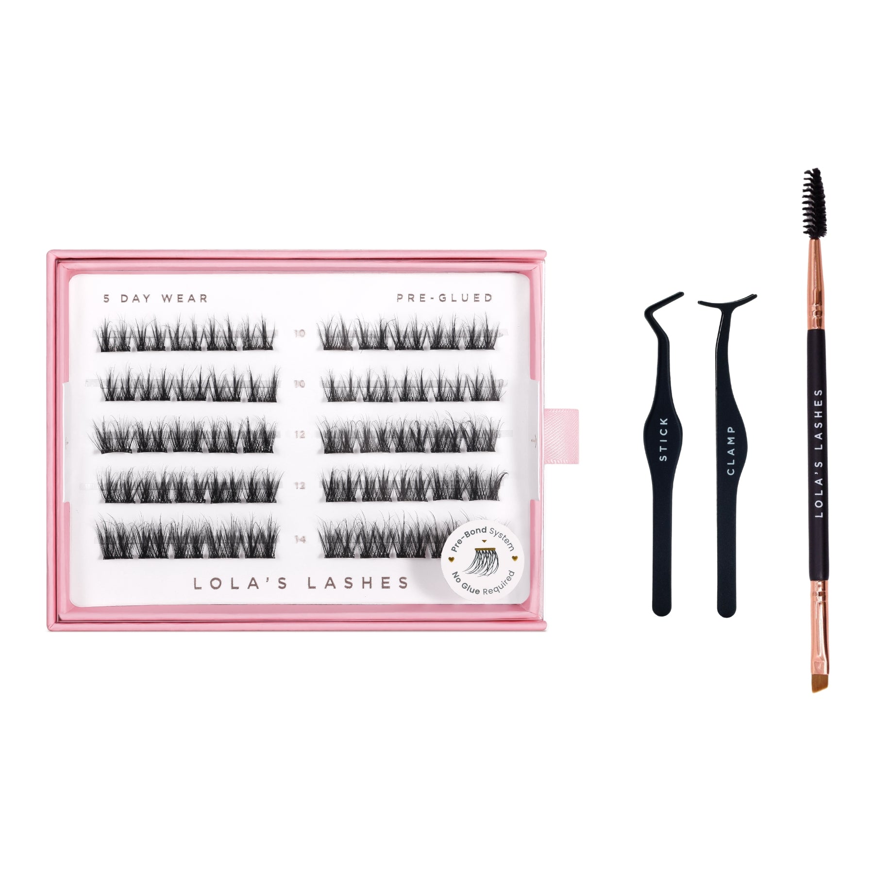 Pre-Glued Lashes Starter Set