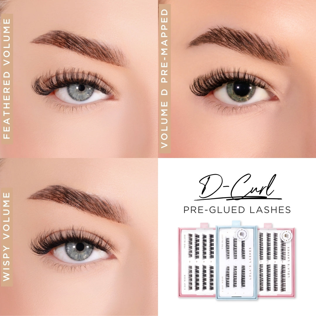 Volume D Pre-mapped Pre-Glued Lashes