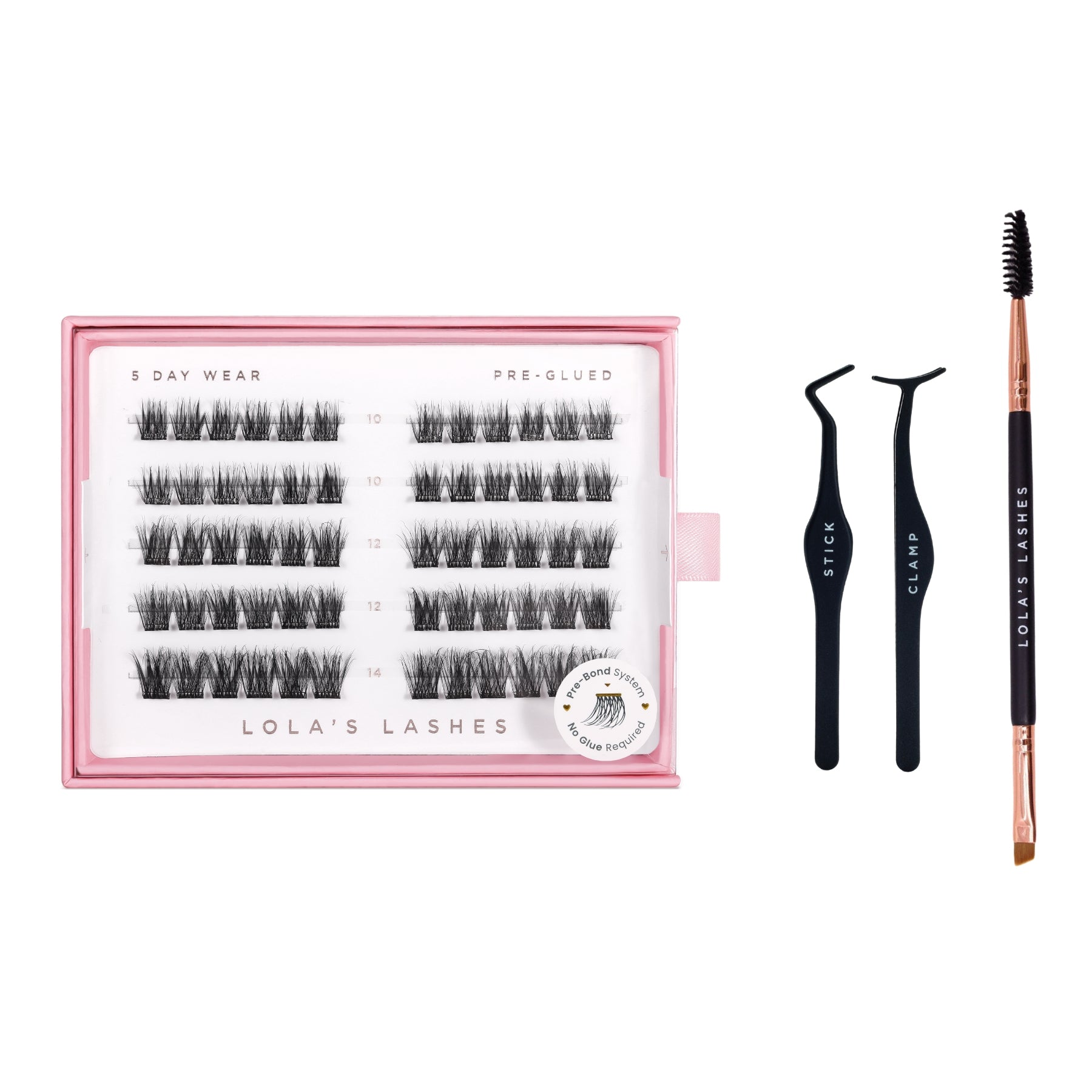 Pre-Glued Lashes Starter Set