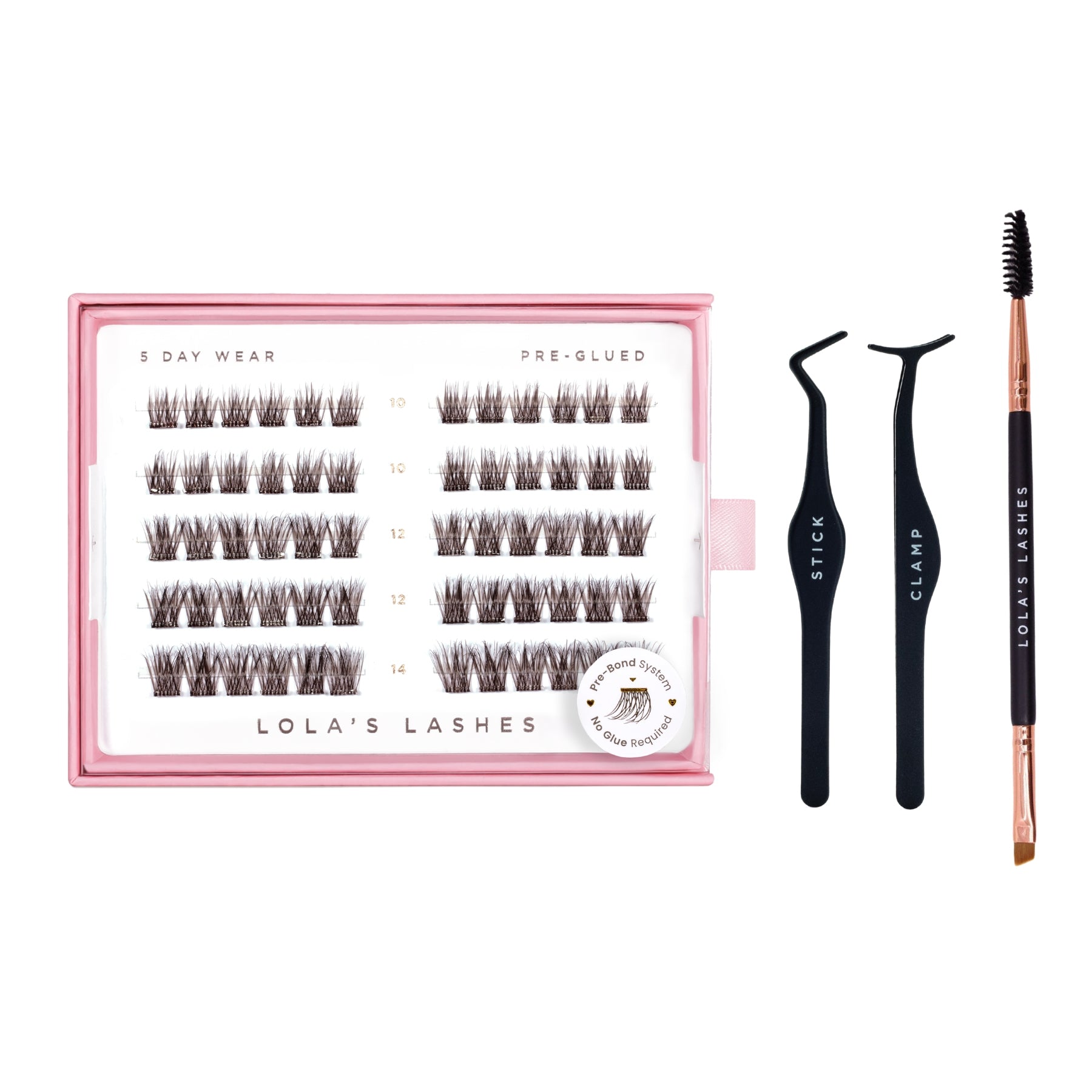 Pre-Glued Lashes Starter Set