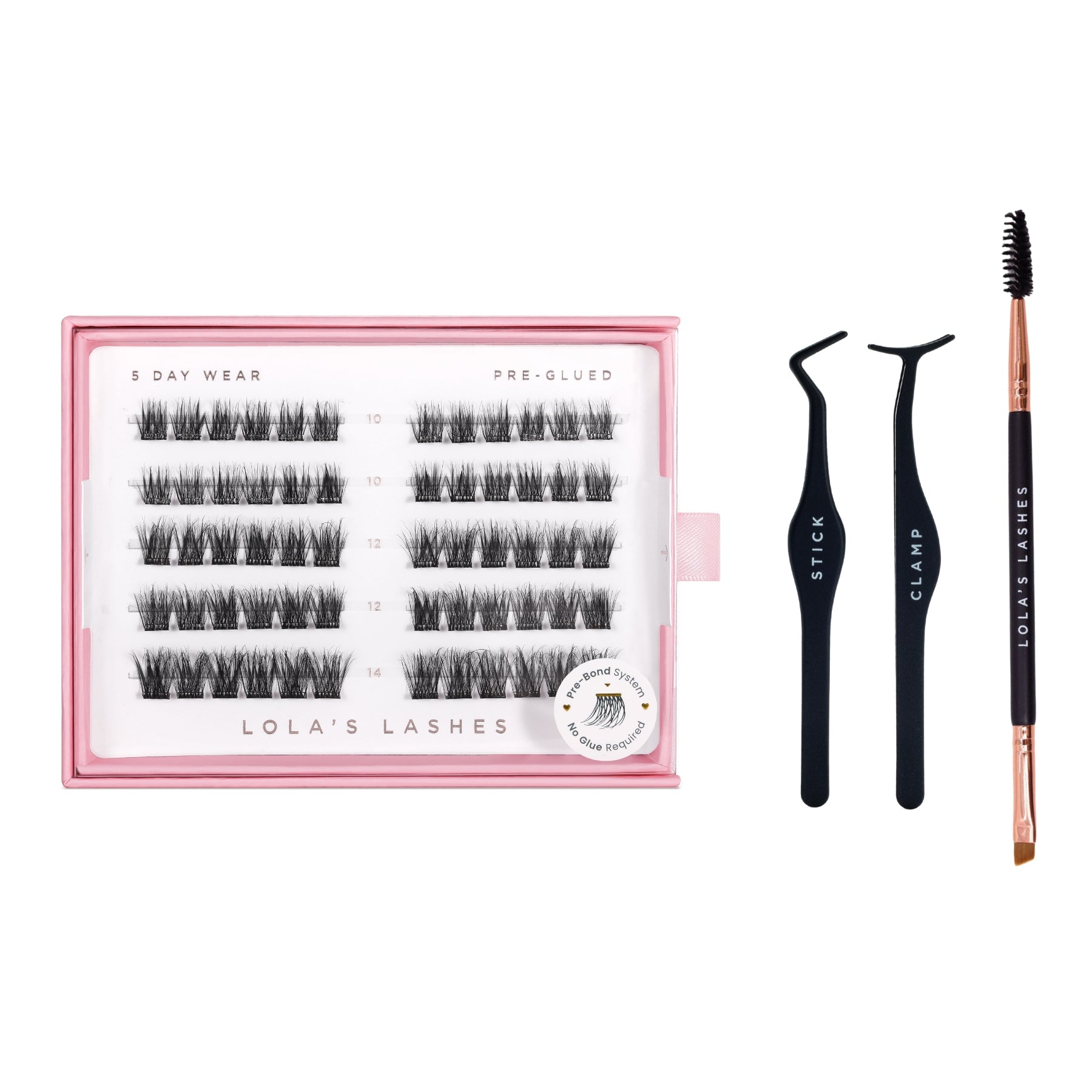 Pre-Glued Lashes Starter Set