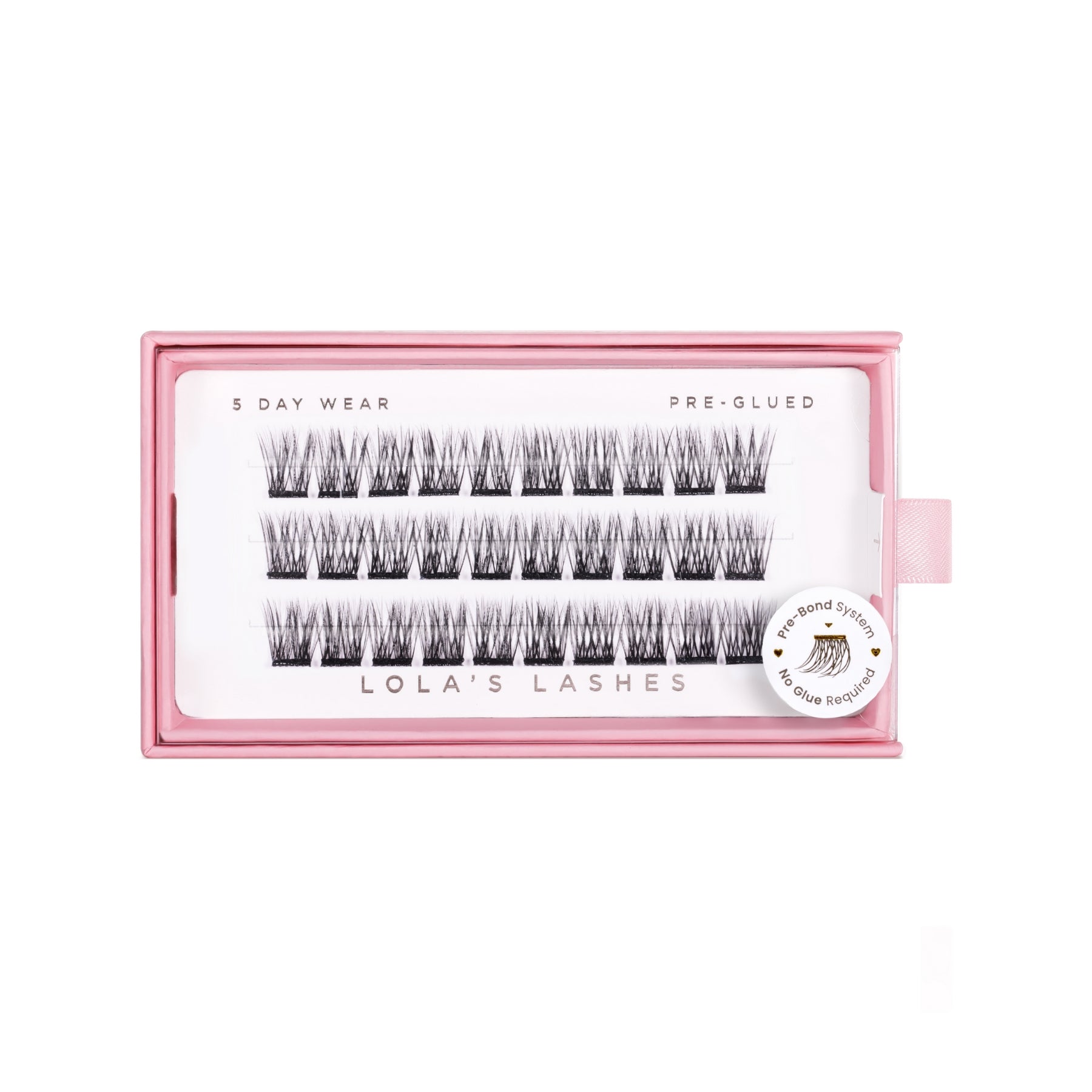 Subtle Density Single Length Pre-Glued Lashes