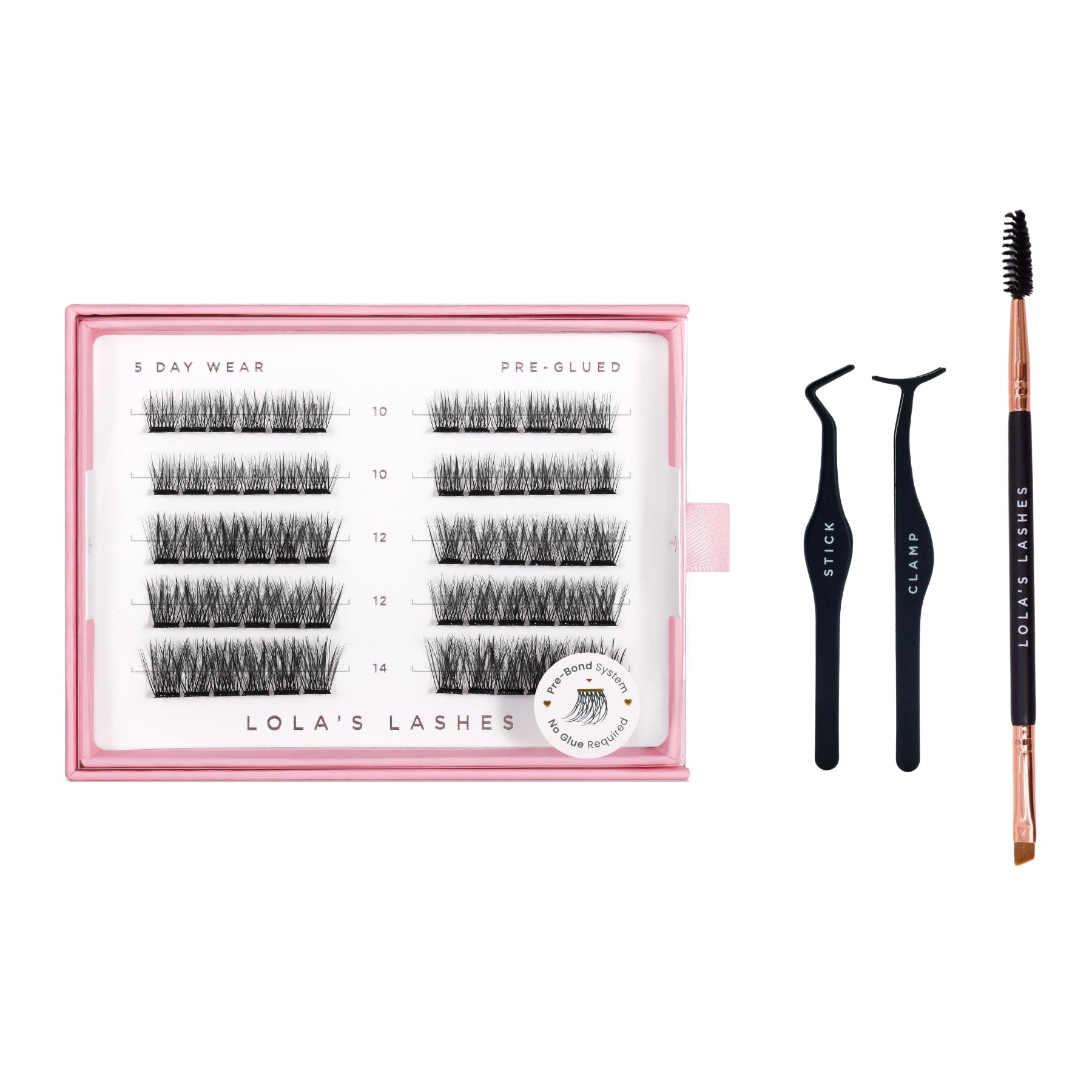Pre-Glued Lashes Starter Set