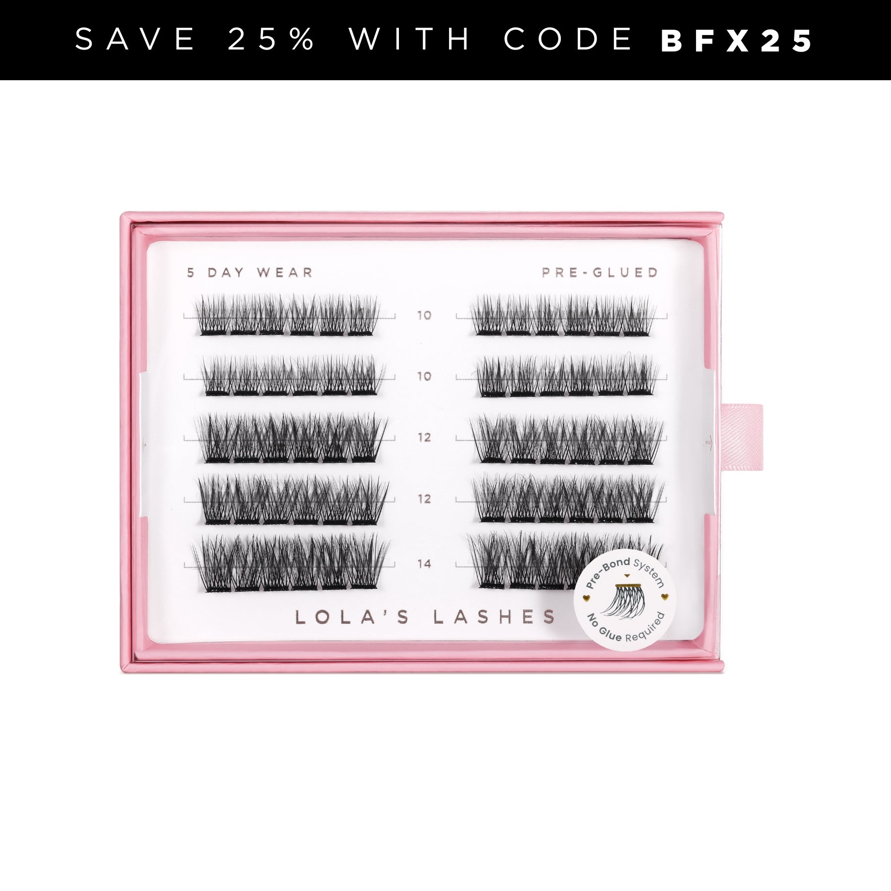 Subtle Pre-Glued Lashes