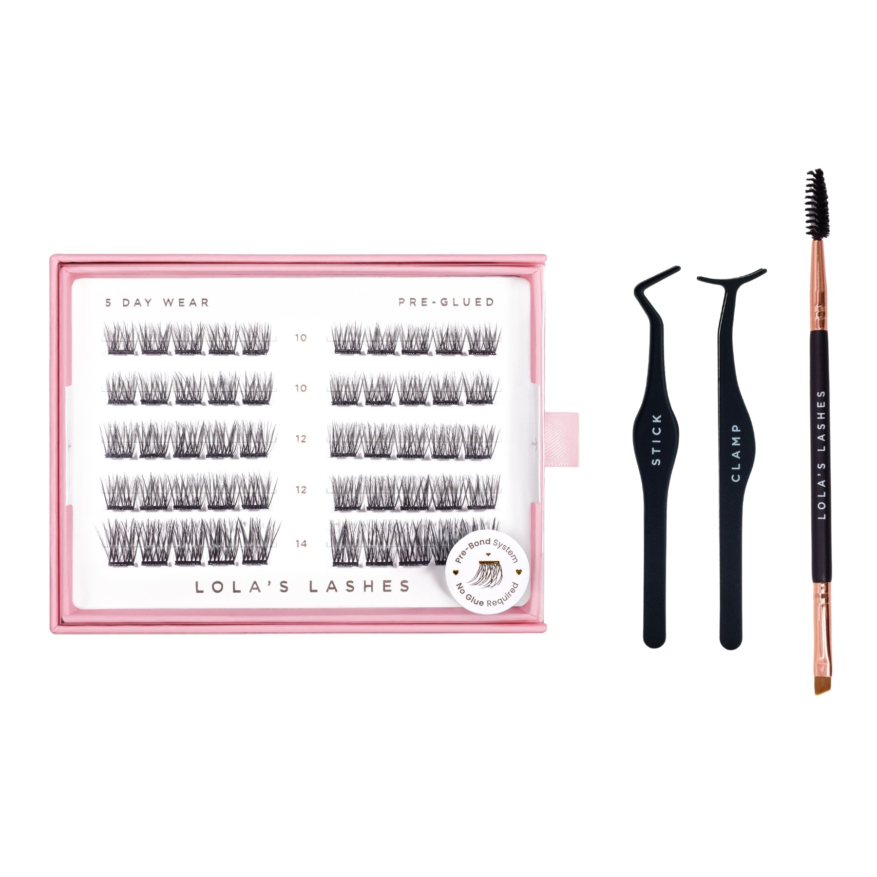 Pre-Glued Lashes Starter Set