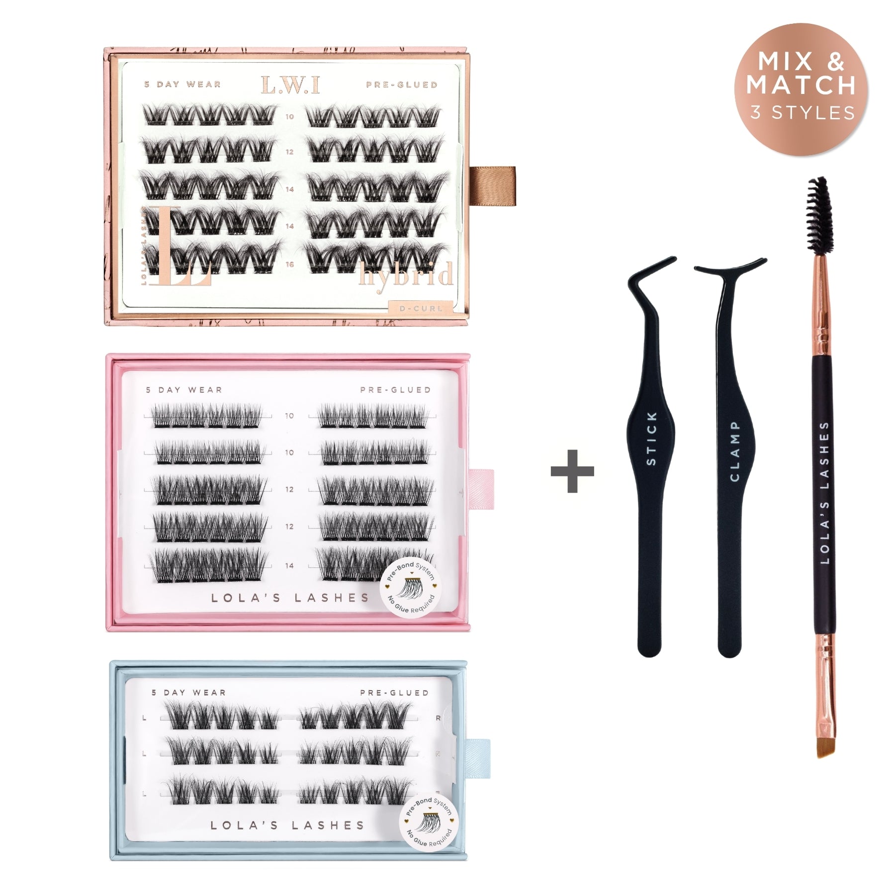 Pre-Glued Trio Starter Bundle