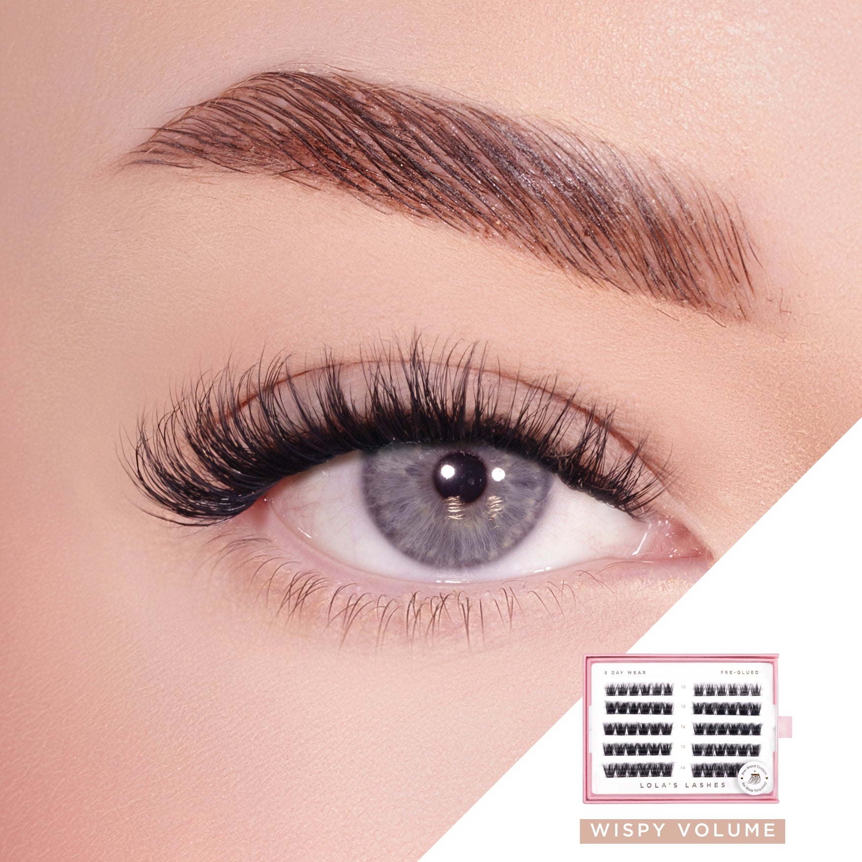 Wispy Volume Pre-Glued Lashes