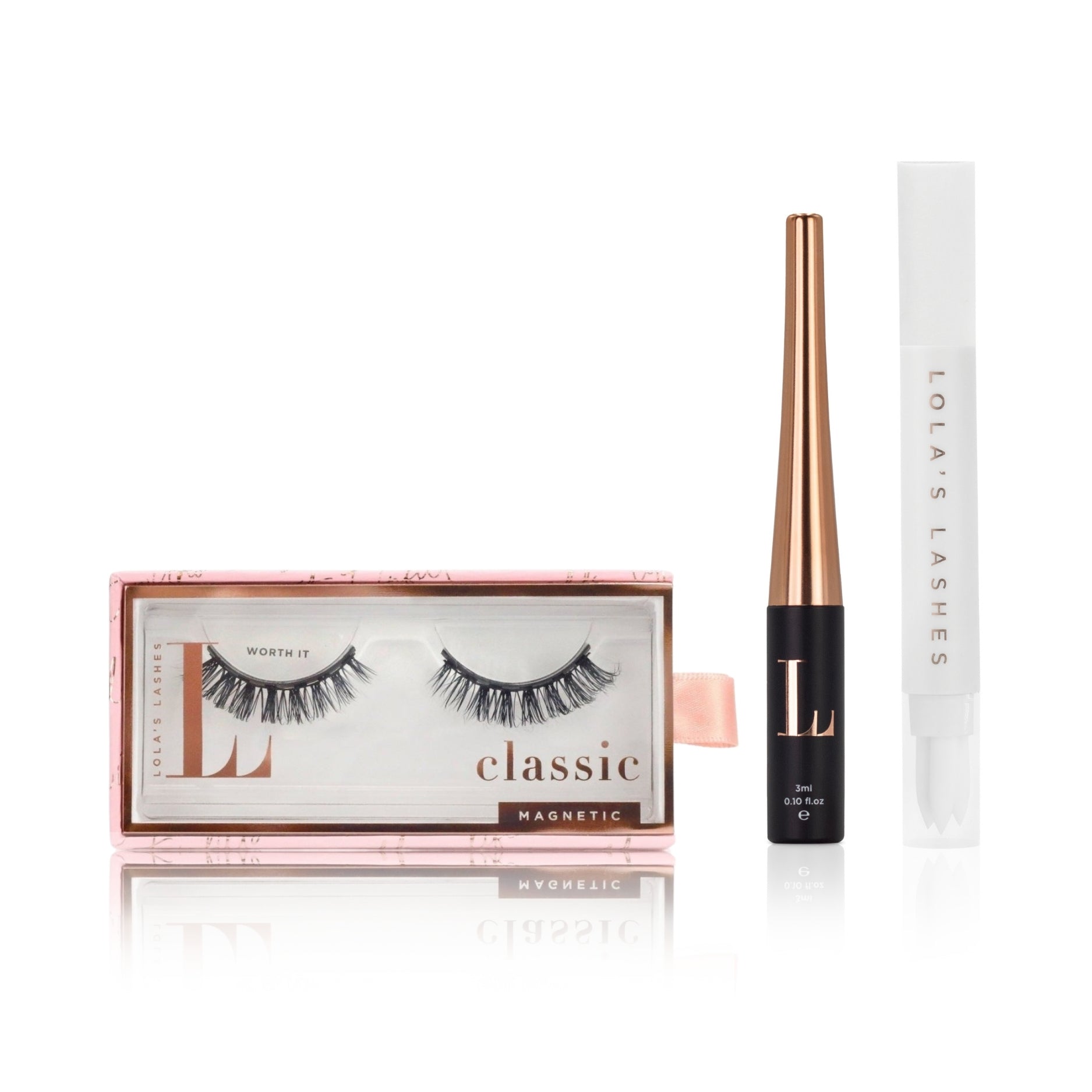 L.W.I Worth It Russian Hybrid+ Magnetic Lash Starter Set