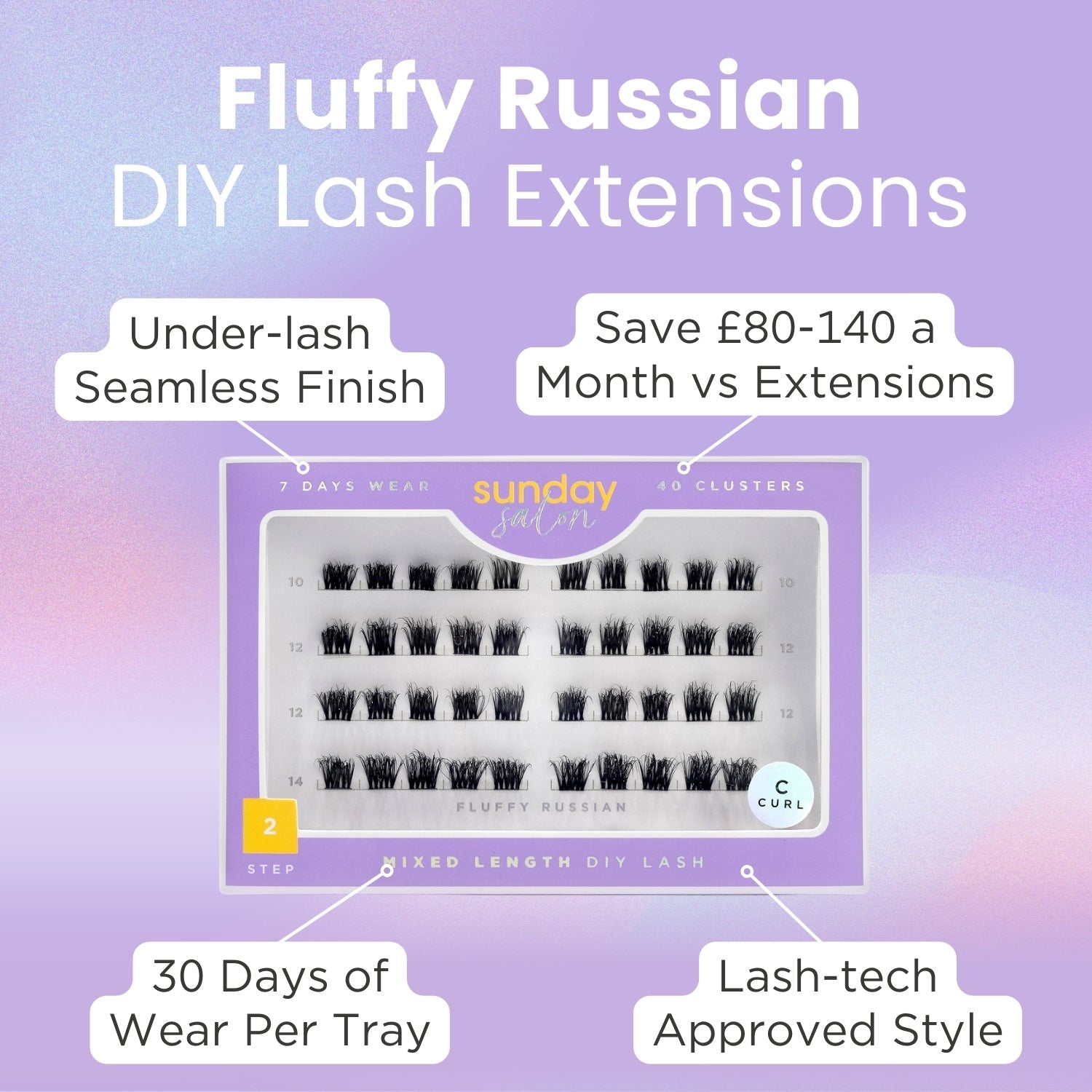 Fluffy Russian DIY Lash Extensions - Lola's Lashes