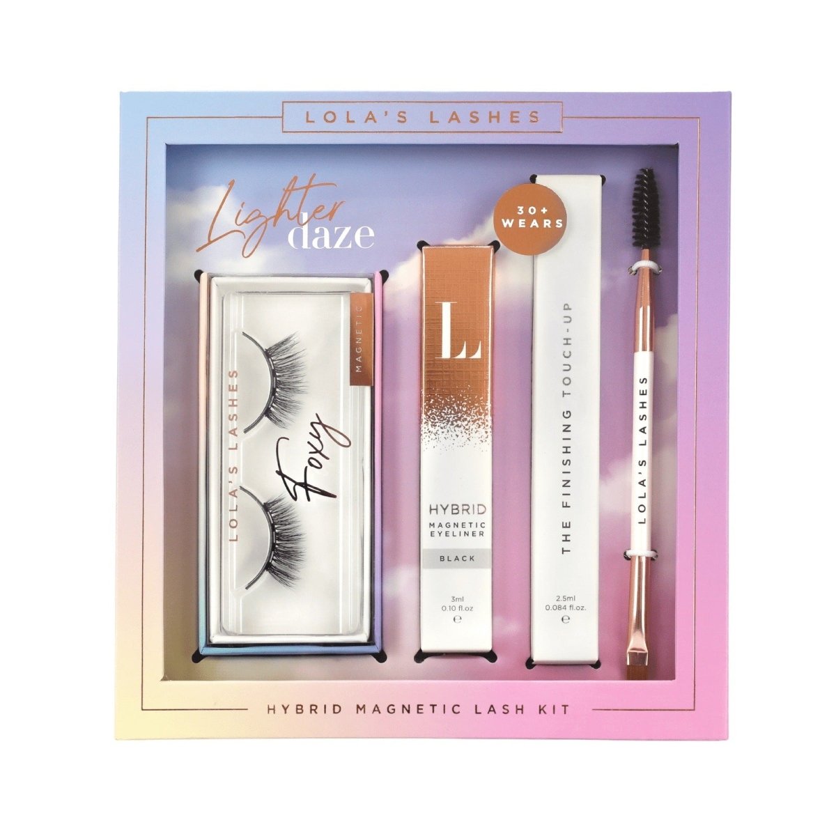 Foxy Hybrid Magnetic Half Lash Kit - Lola's Lashes