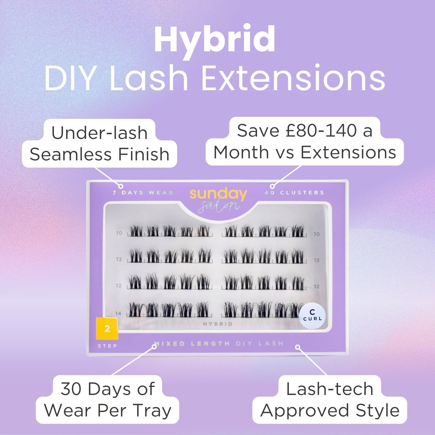 Hybrid DIY Lash Extension Kit - Lola's Lashes