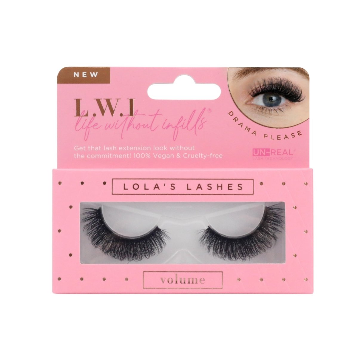 L.W.I Drama Please Russian Strip Lashes - Lola's Lashes