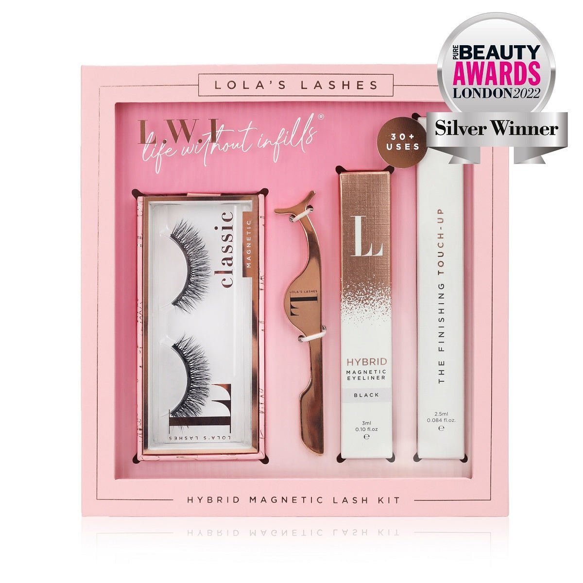 L.W.I Queen Me Russian Hybrid Magnetic Lash Starter Set - Lola's Lashes