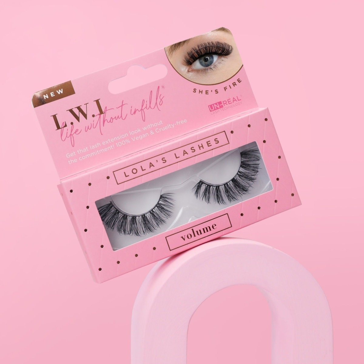 L.W.I She's Fire Russian Strip Lashes - Lola's Lashes