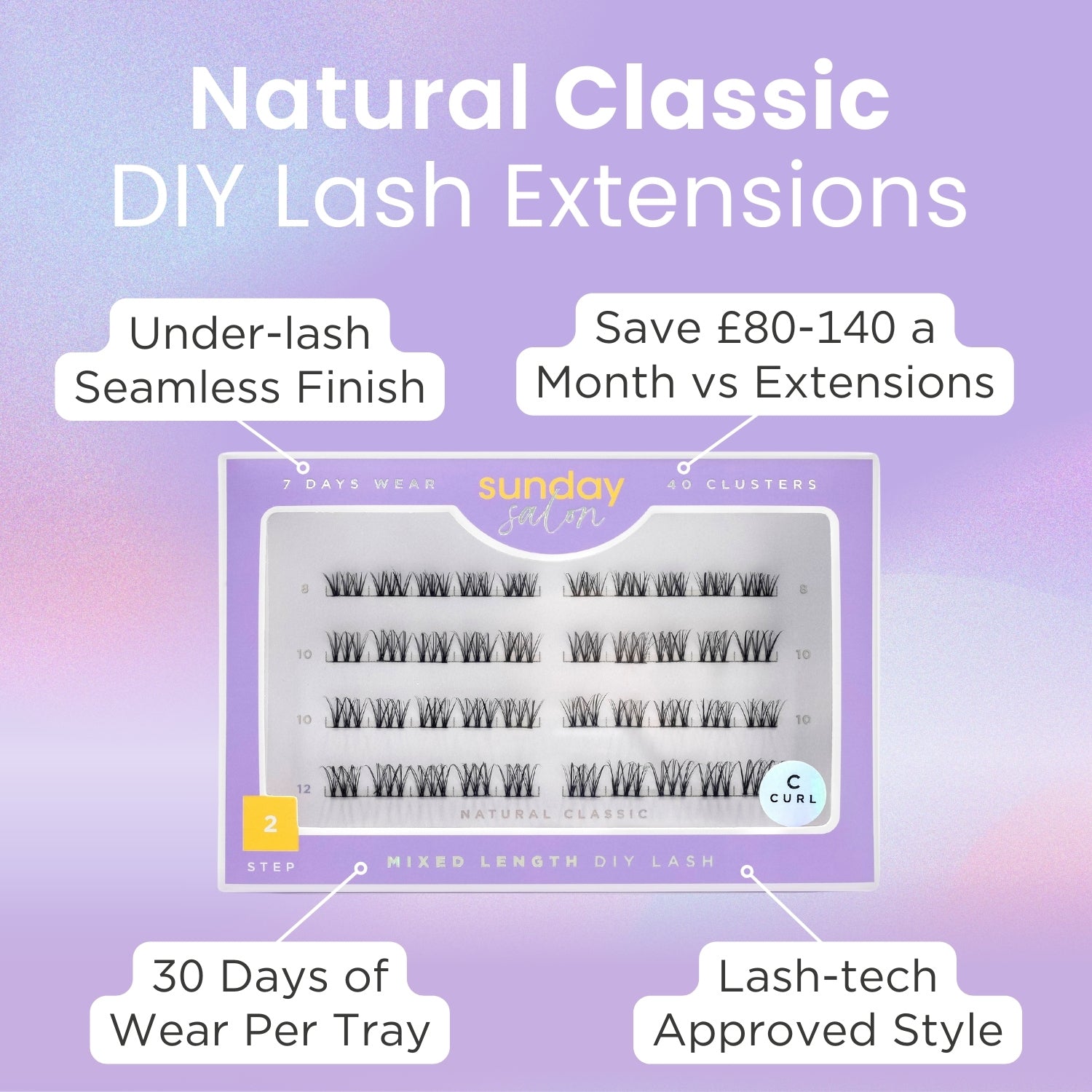 Natural Classic DIY Lash Extension Kit - Lola's Lashes