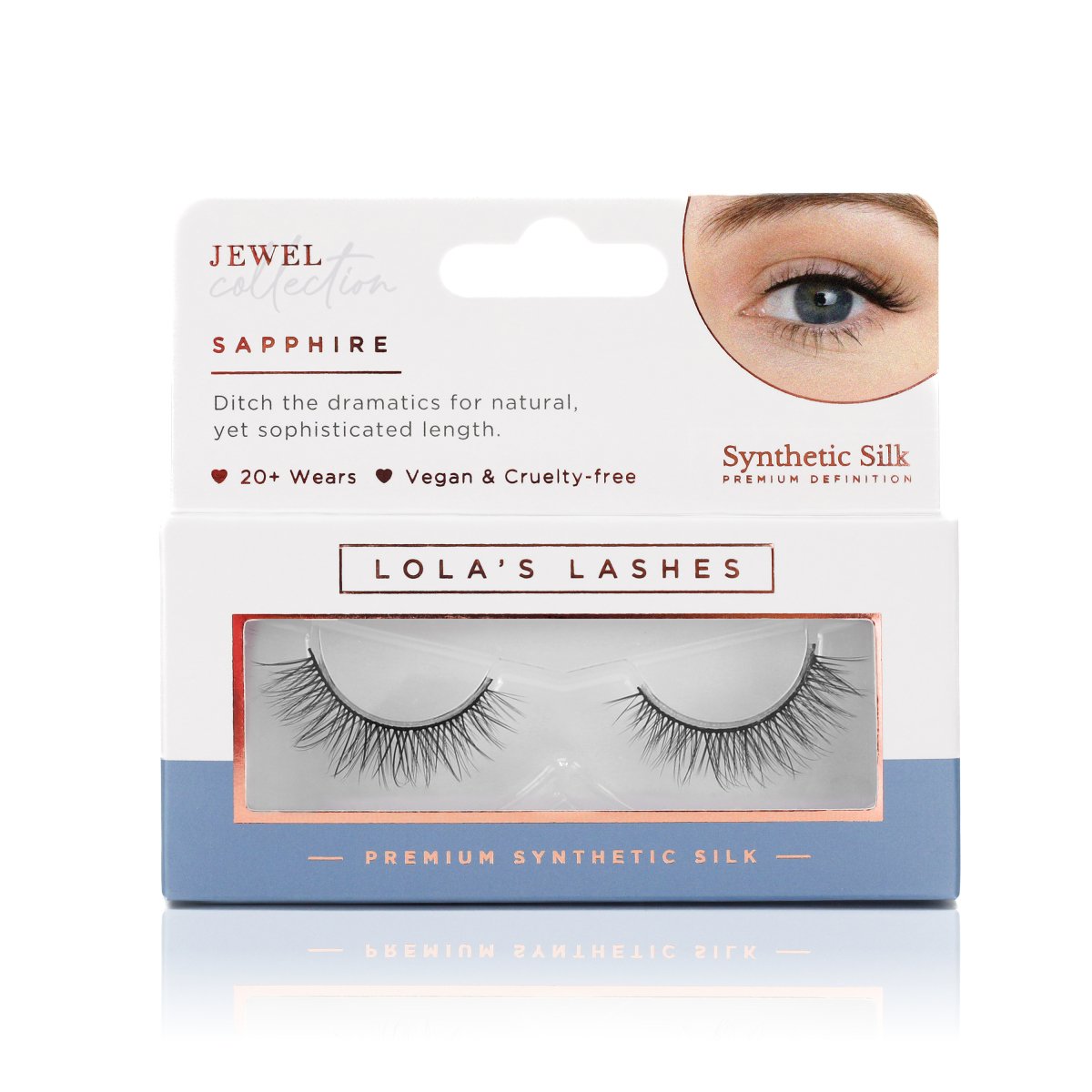 Sapphire Strip Lashes - Lola's Lashes