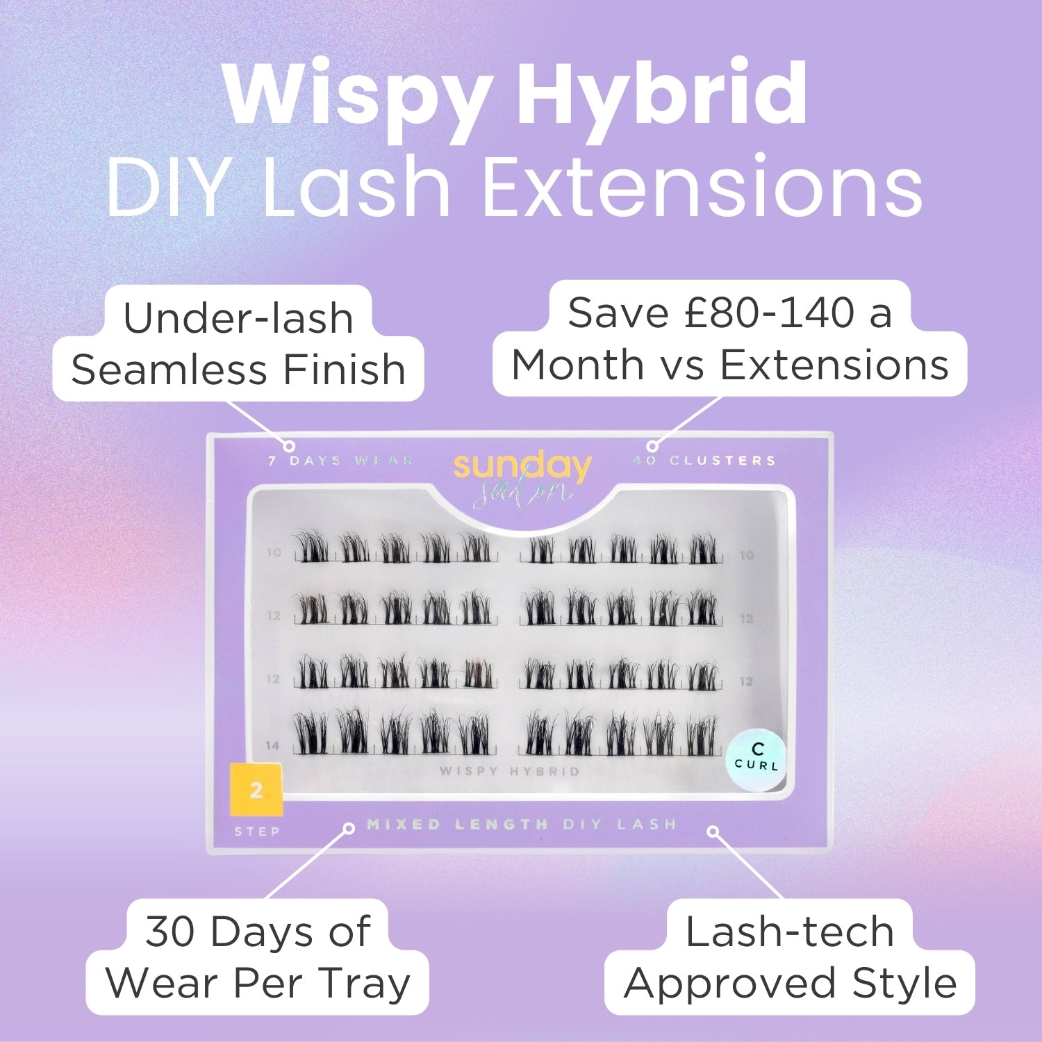 Wispy Hybrid DIY Lash Extension Kit - Lola's Lashes
