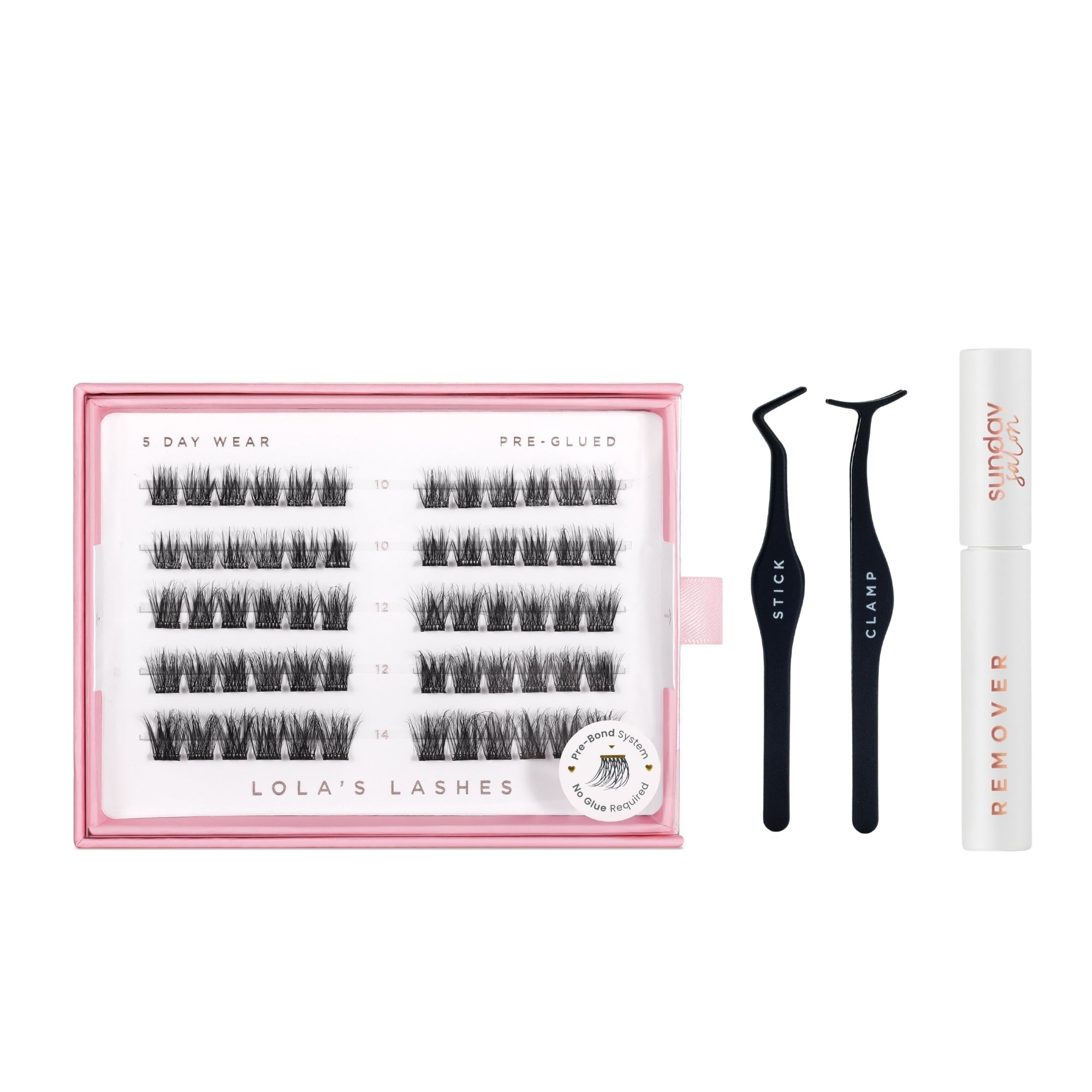 Lola's Lashes Pre-Glued Lash Starter Kit