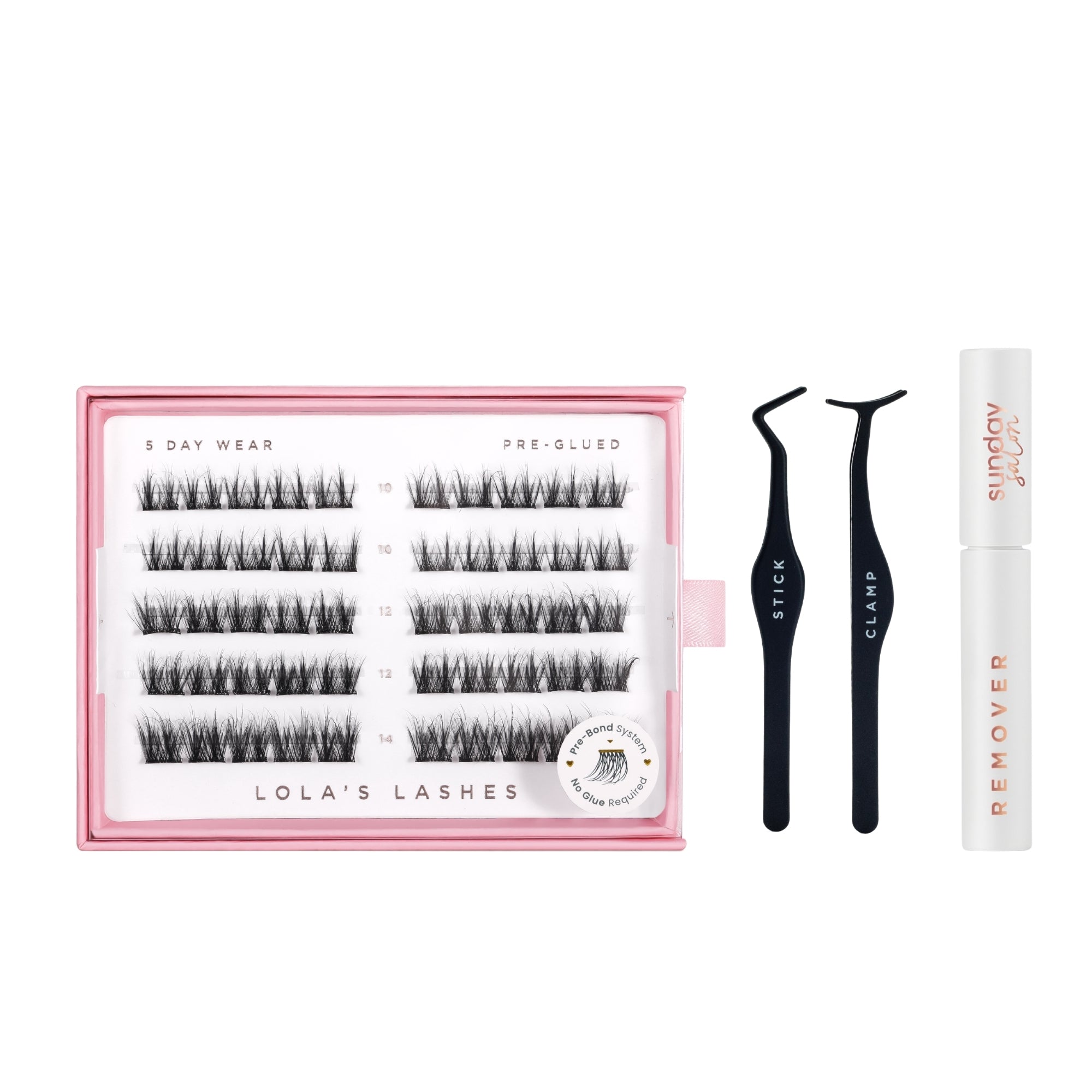Lola's Lashes Pre-Glued Lash Starter Kit