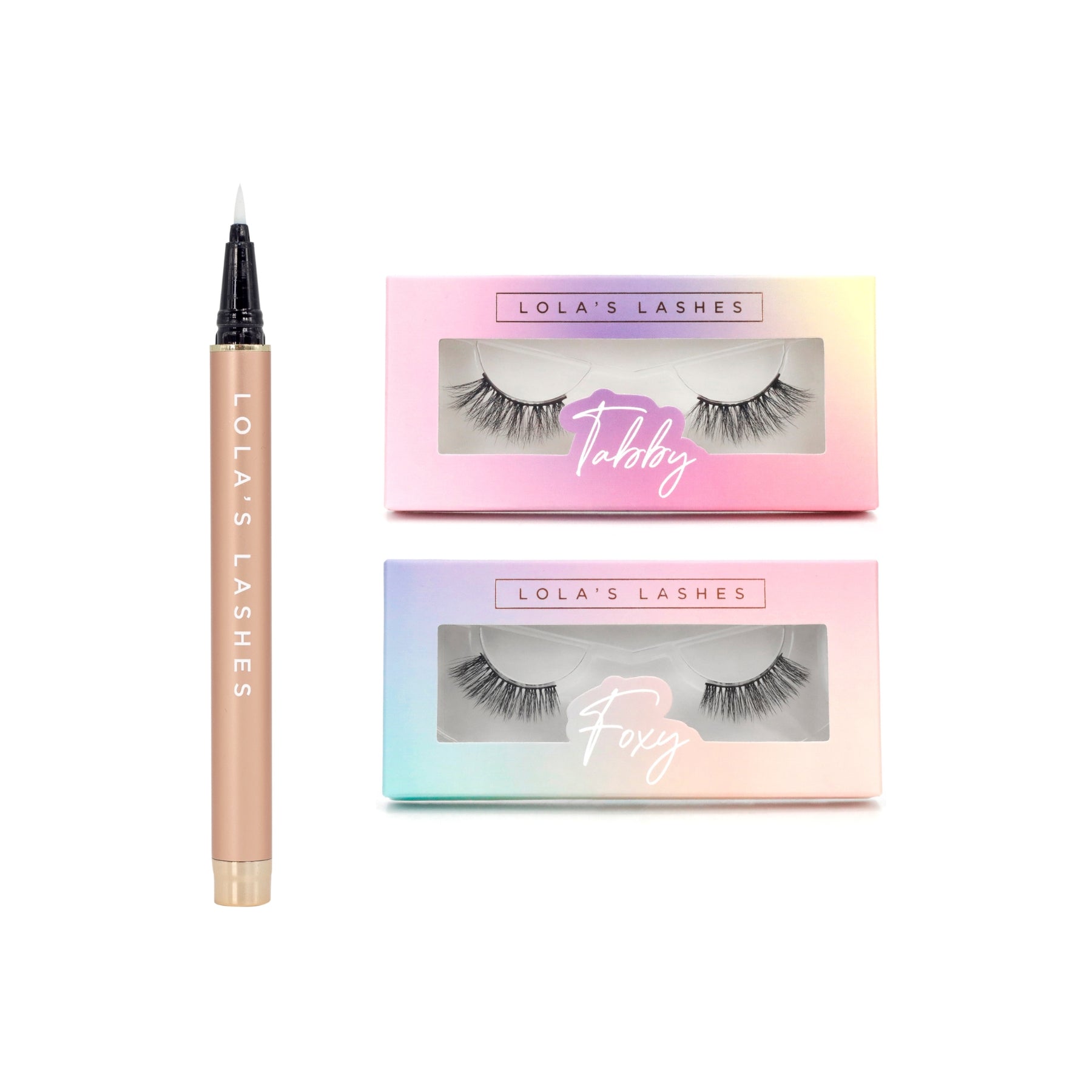 Half Strip Lash Duo + Adhesive Pen Set