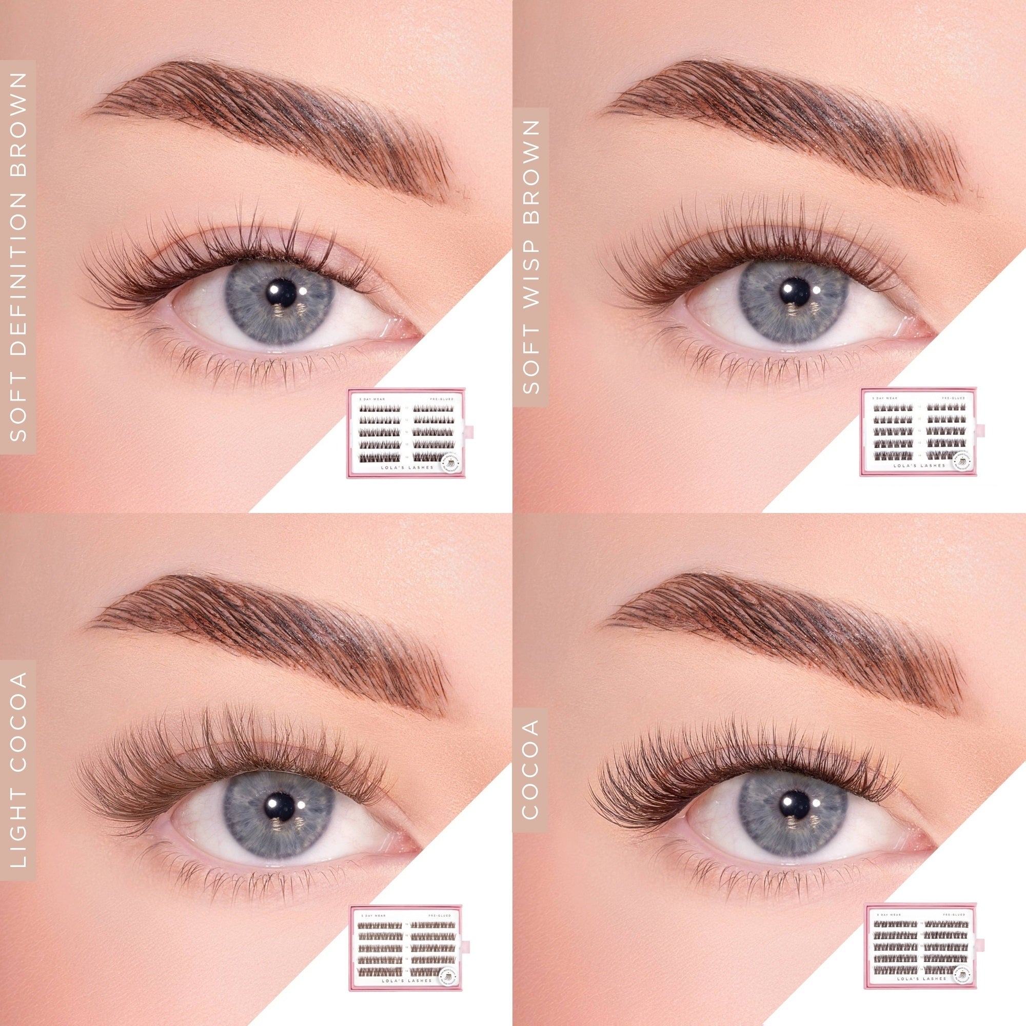 The Lash Edit: Custom Pre-Glued Look Book