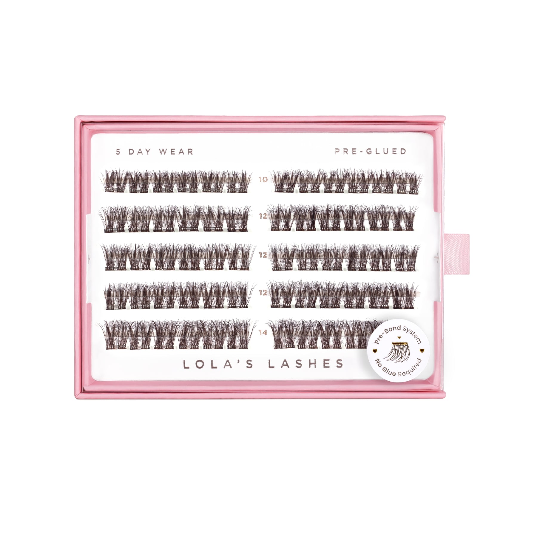 Dark Cocoa 5 Rows Mixed Lengths