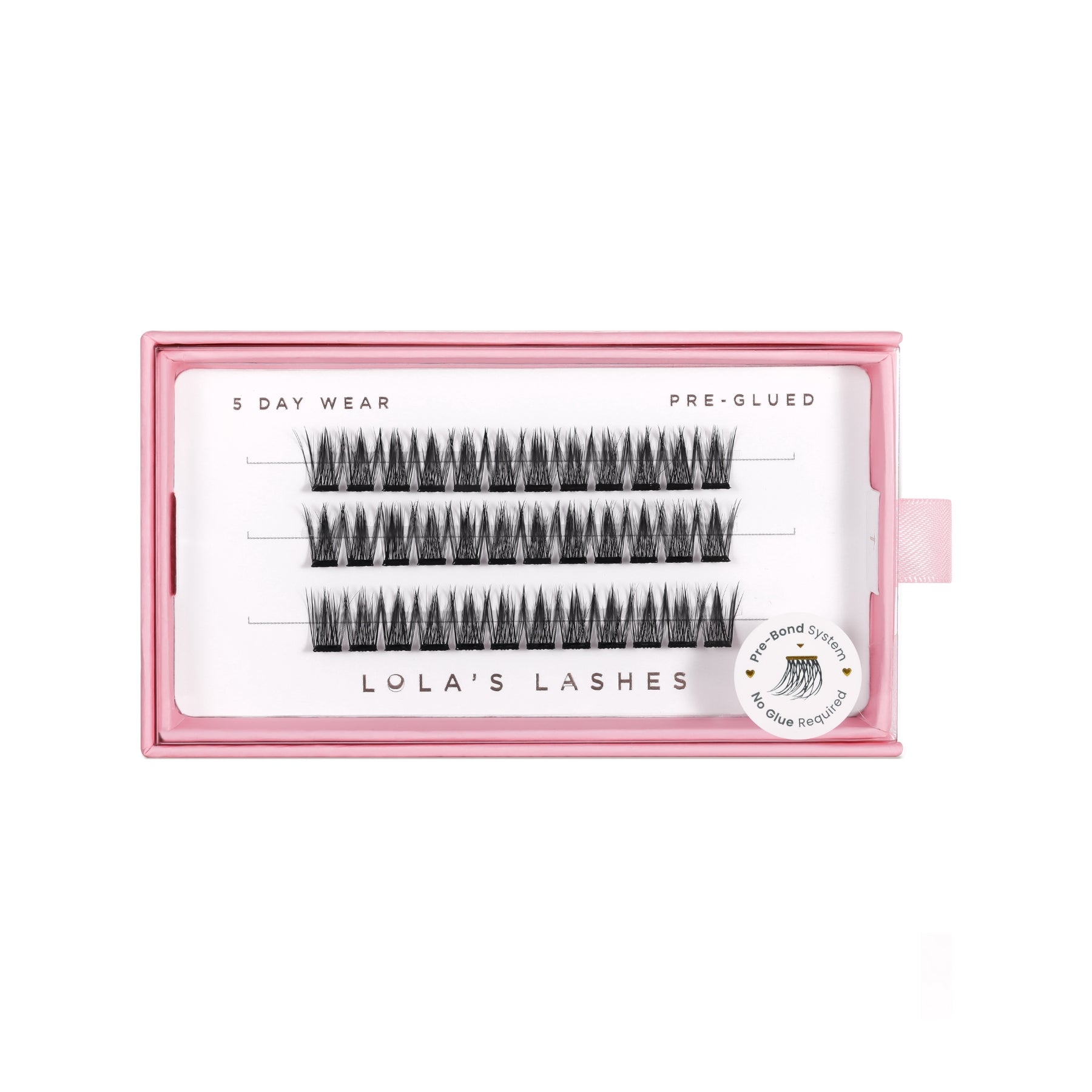 Defined Single Length Pre-Glued Lashes