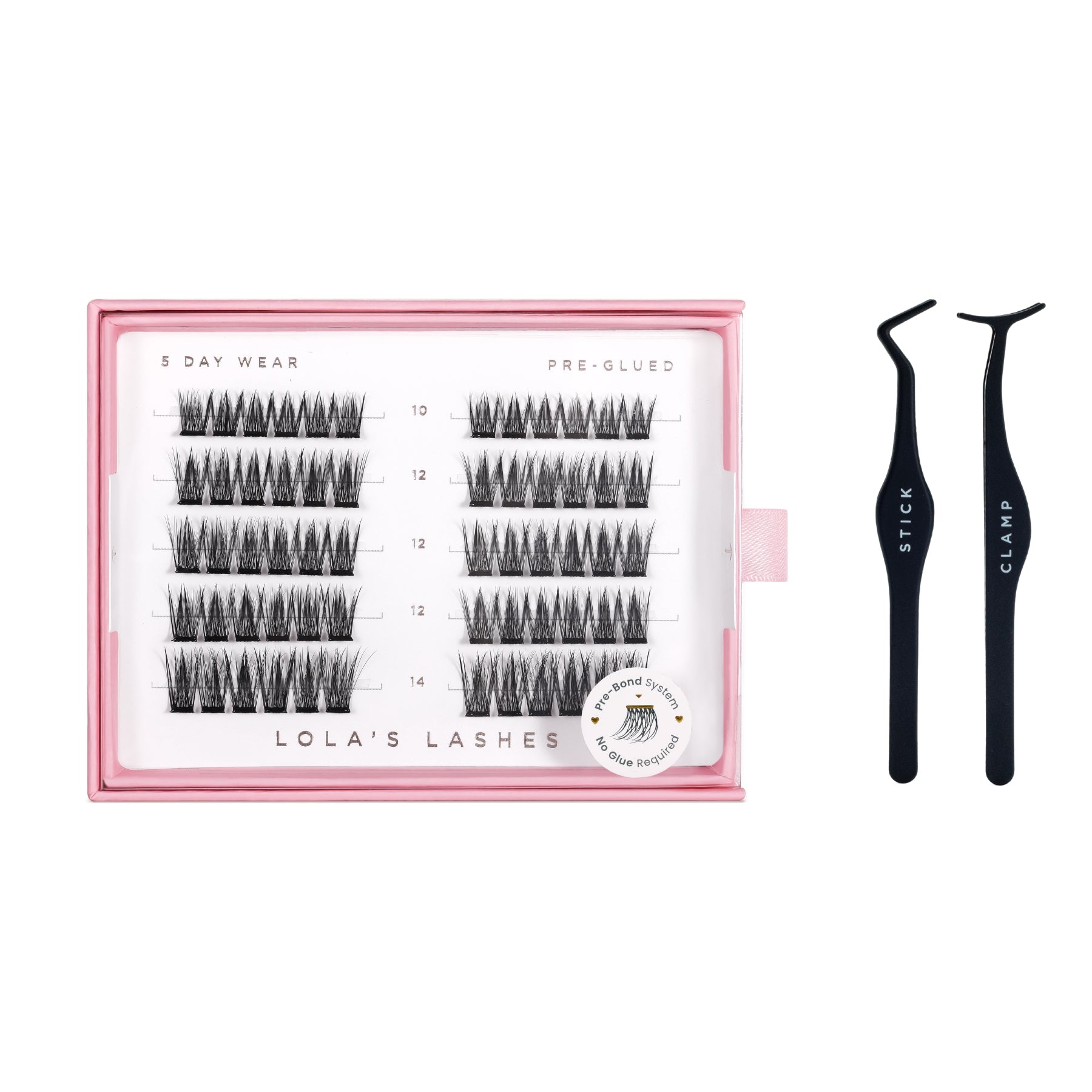 Defined Pre-Glued Lashes Set