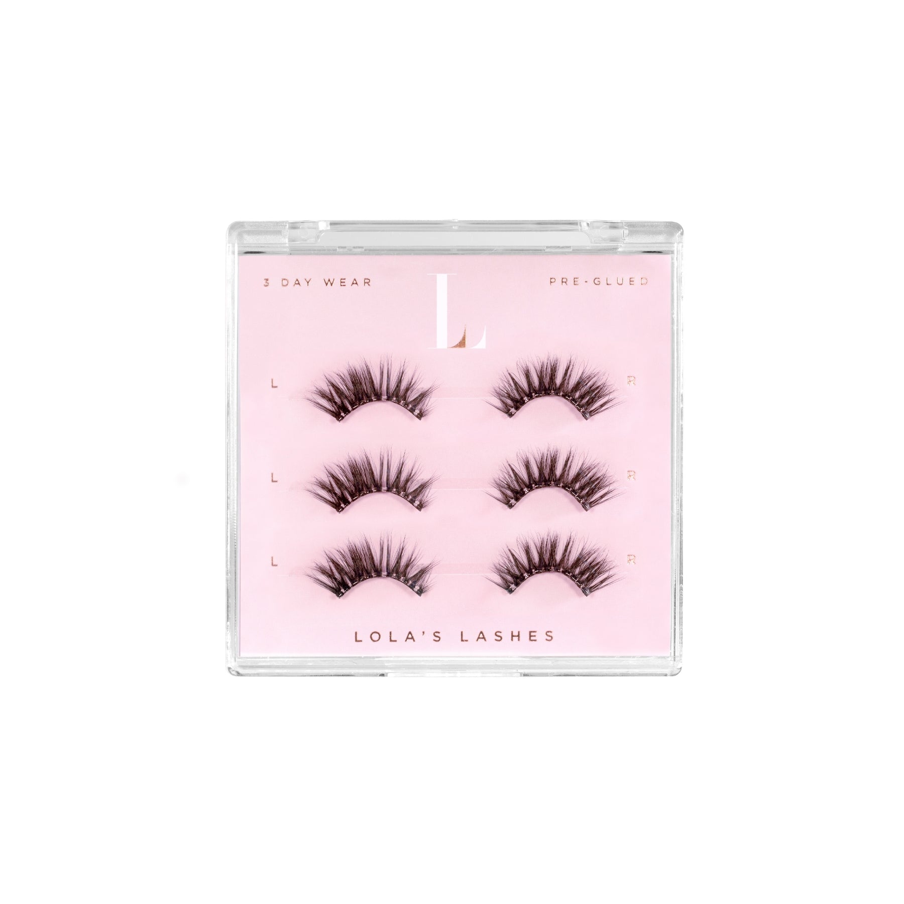 Demi Volume Dark Brown Pre-Glued Half Lashes
