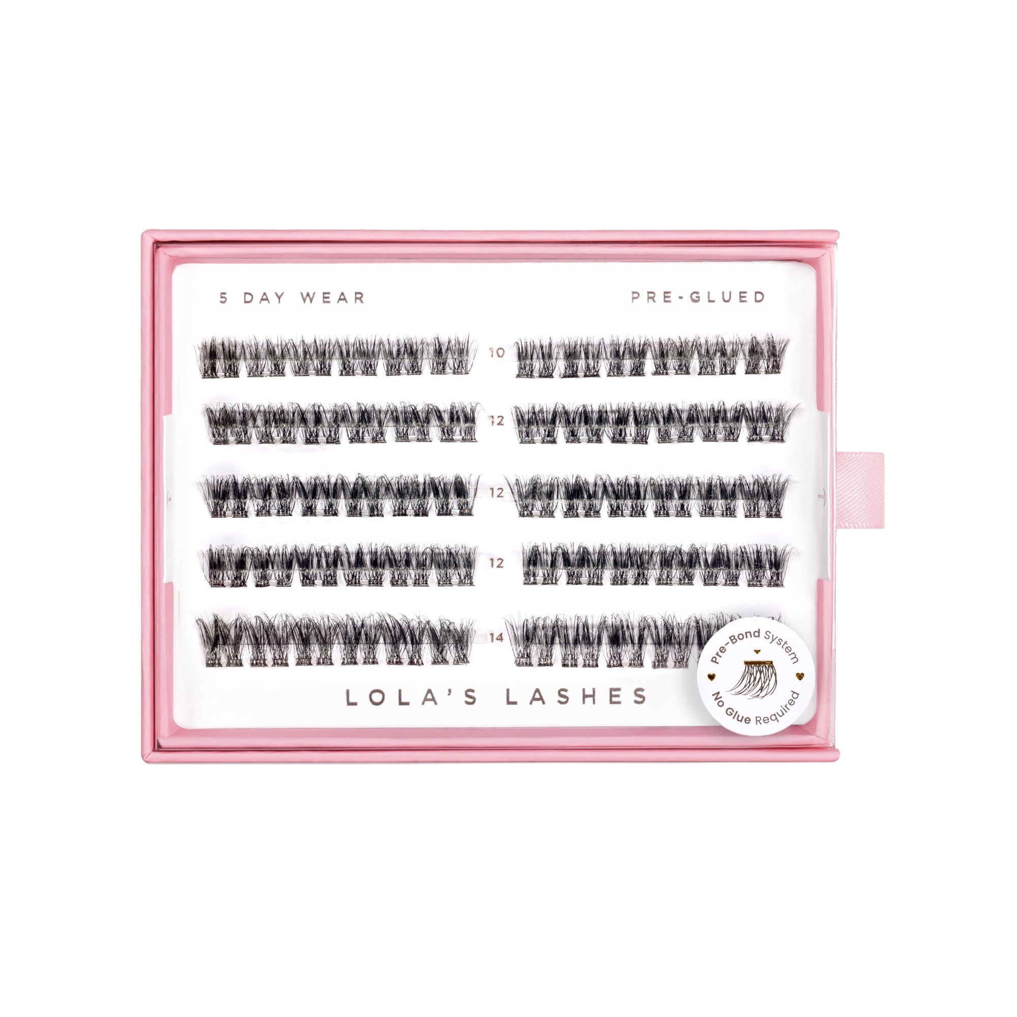 Feathered Volume 5 Rows Mixed Lengths