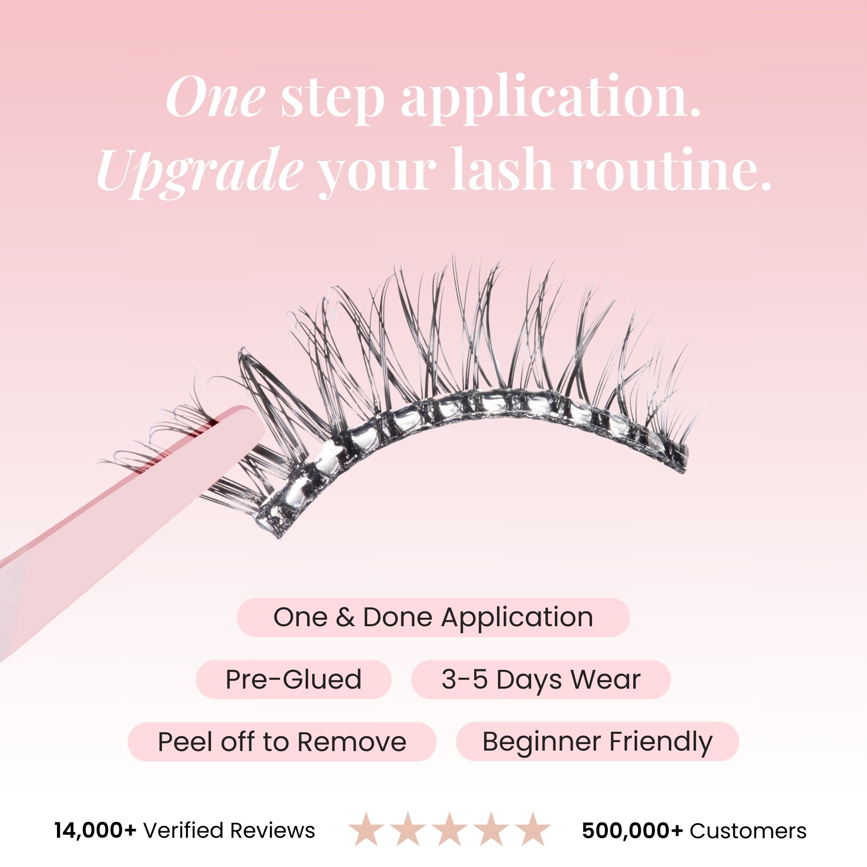 Pre-Glued Half Lashes Multipack