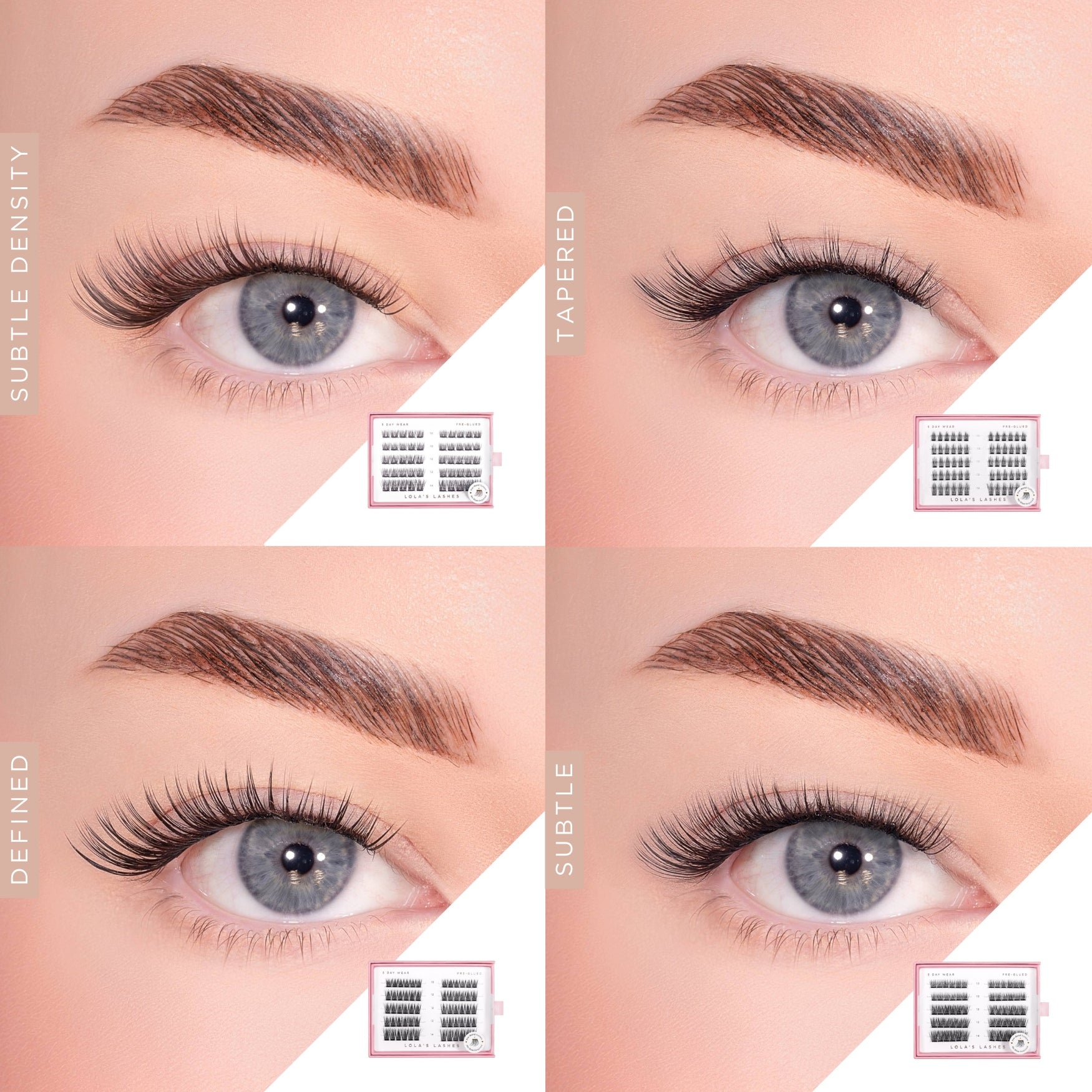 Pre-Glued Lashes Starter Set