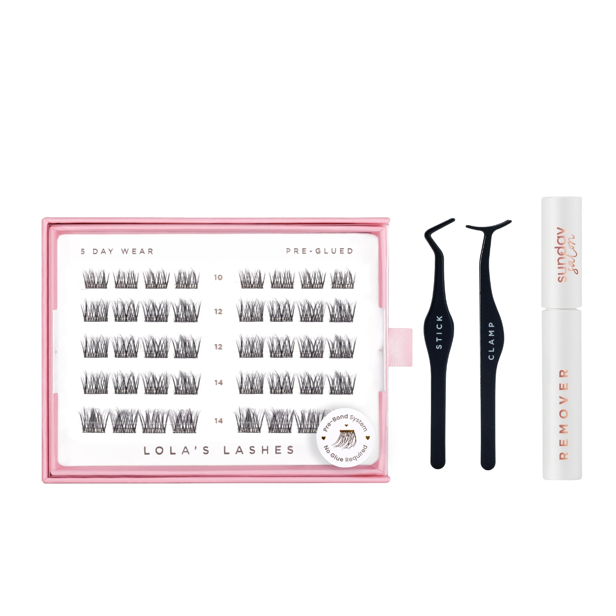 Lola's Lashes Pre-Glued Lash Starter Kit
