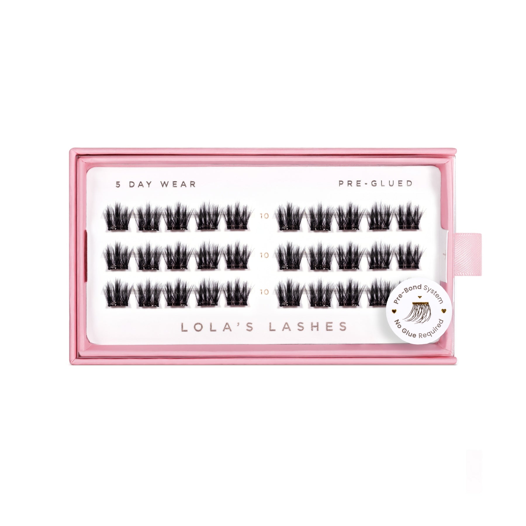 Satin Volume Single Length Pre-Glued Lashes