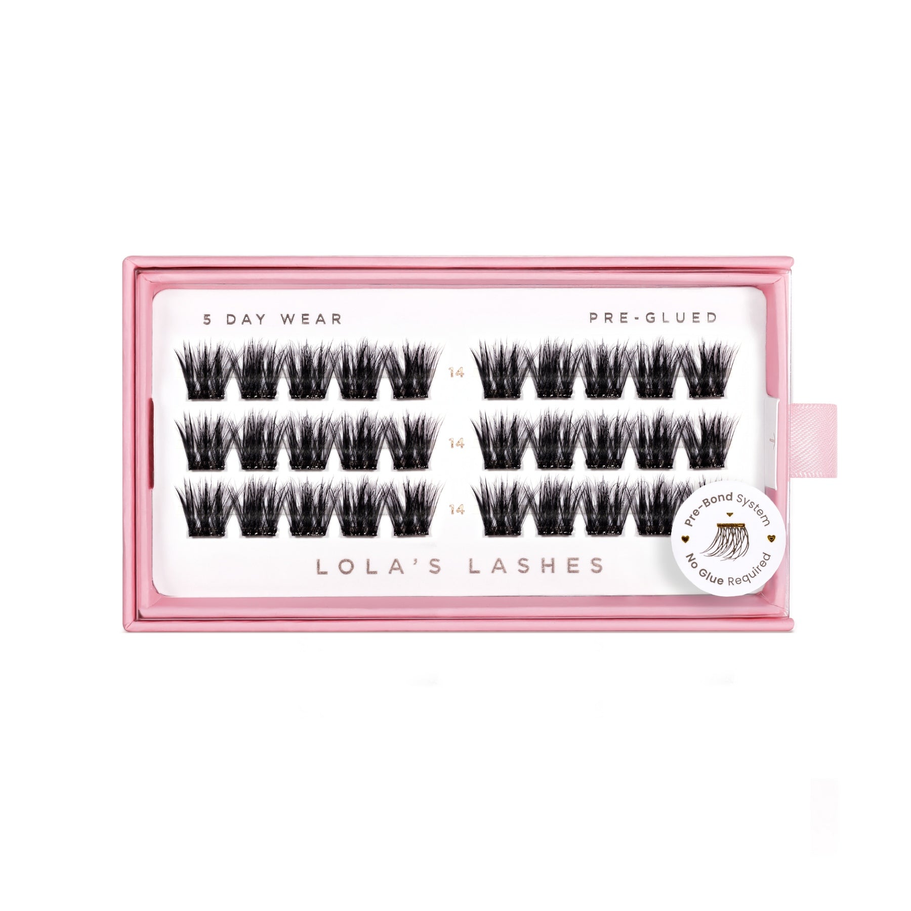 Satin Volume Single Length Pre-Glued Lashes
