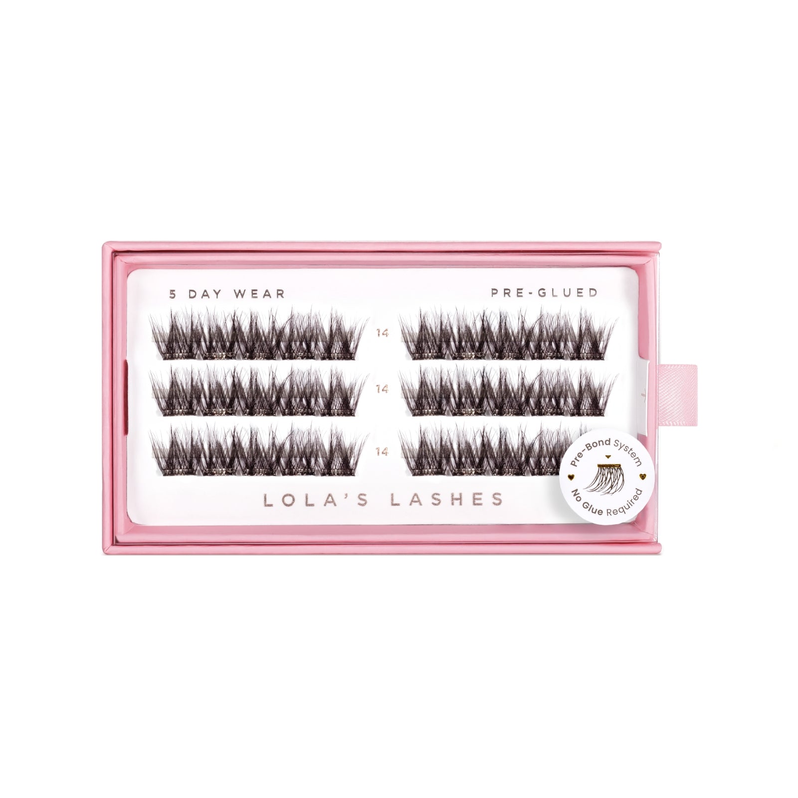 Soft Definition Brown Single Length Pre-Glued Lashes