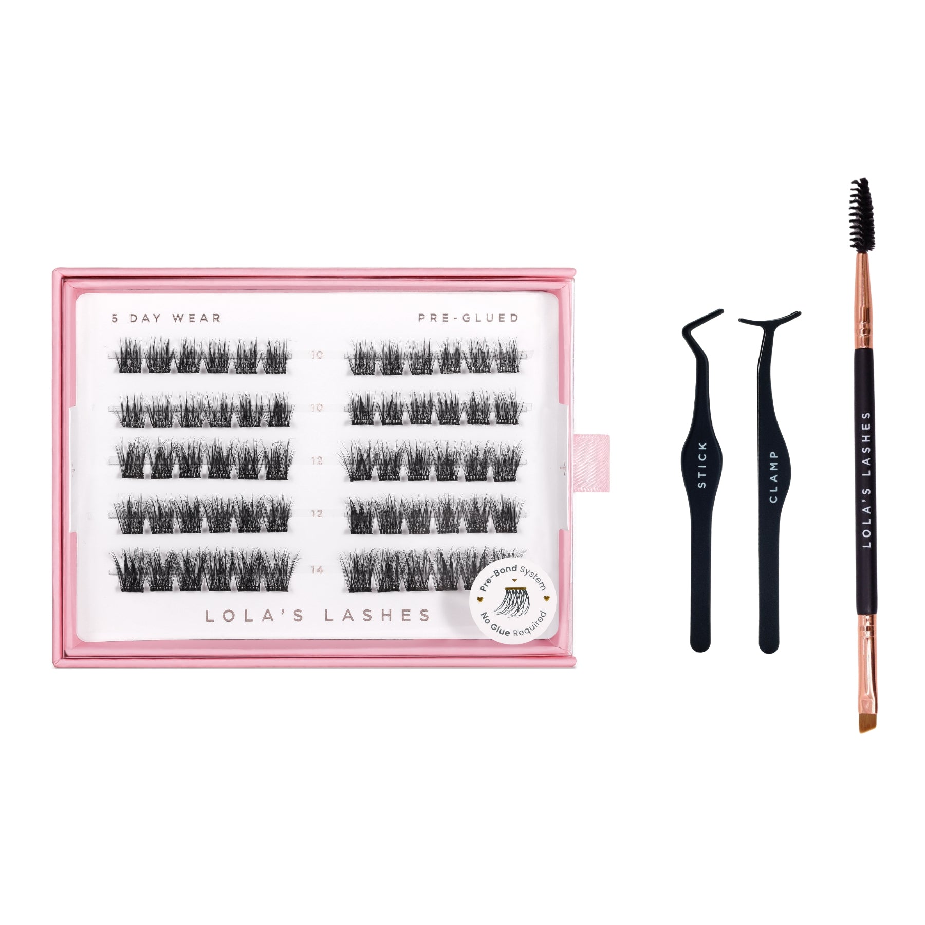 Pre-Glued Lashes Starter Bundle